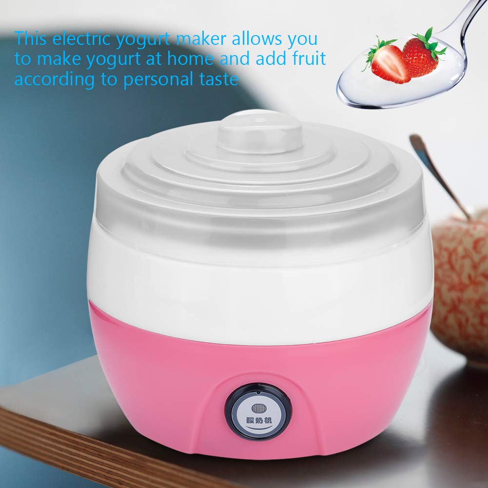 Automatic Yogurt Maker Machine - Digital Programmable Yogurt Maker with Timer for Homemade Greek Yogurt, Healthy Breakfast & Snacks - Perfect for Kitchen, Home Use (Pink) | Great for Meal Prep, Keto Diet & Family Breakfasts