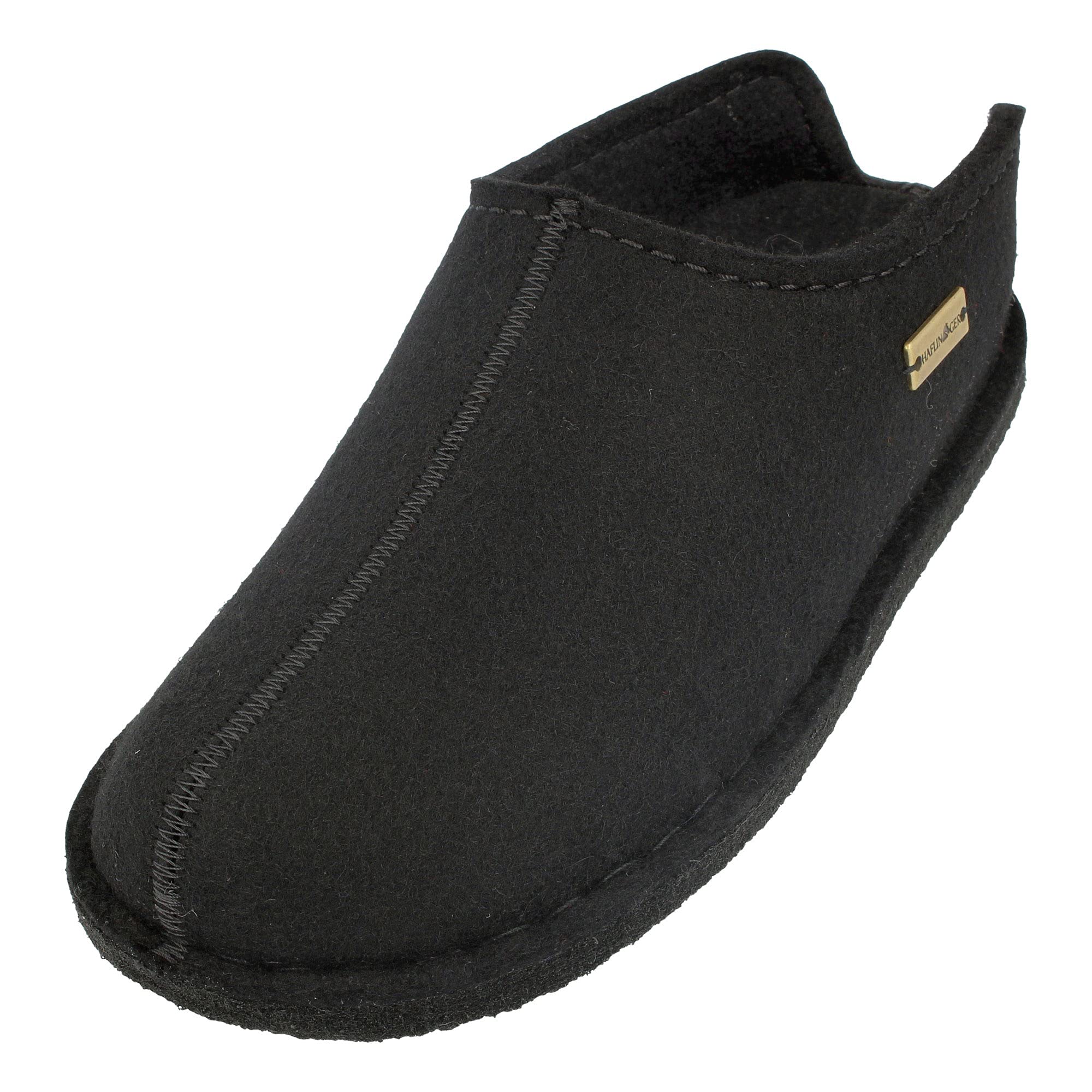 HAFLINGER Unisex Open Back Slippers - Soft Wool Comfort House Shoes for Men & Women - Perfect for Indoor Relaxation, Spa Days & Cozy Home Wear