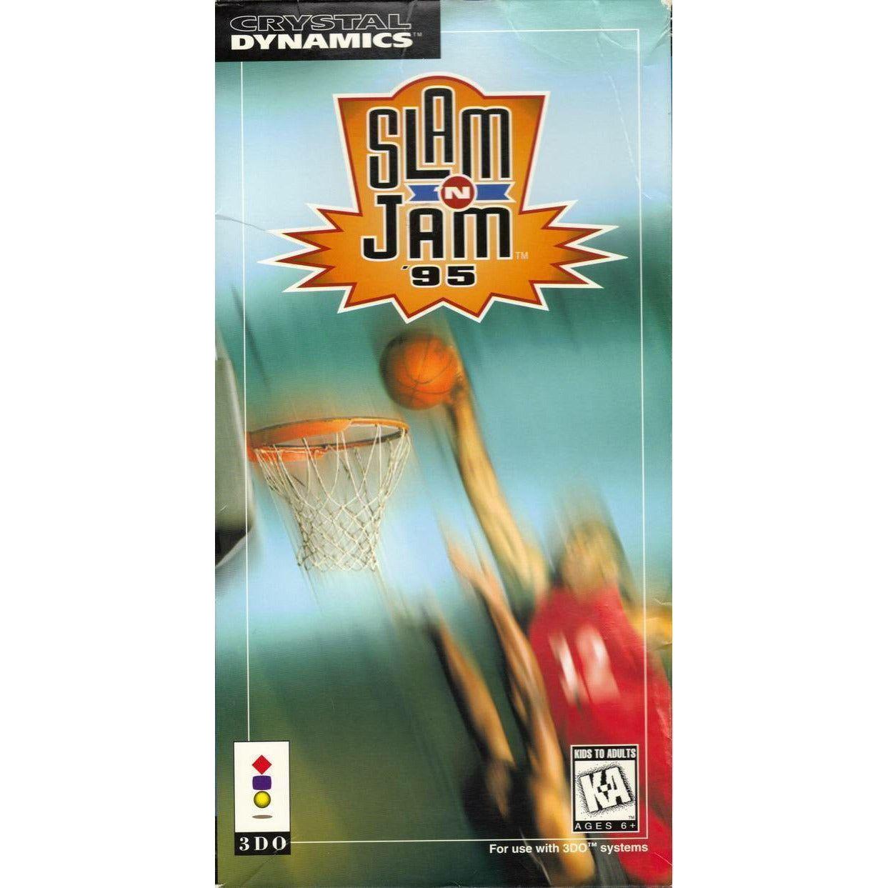 3DO Slam N Jam '95 - Classic Basketball Video Game for 3DO Console - Perfect for Retro Gaming Enthusiasts and Sports Fans