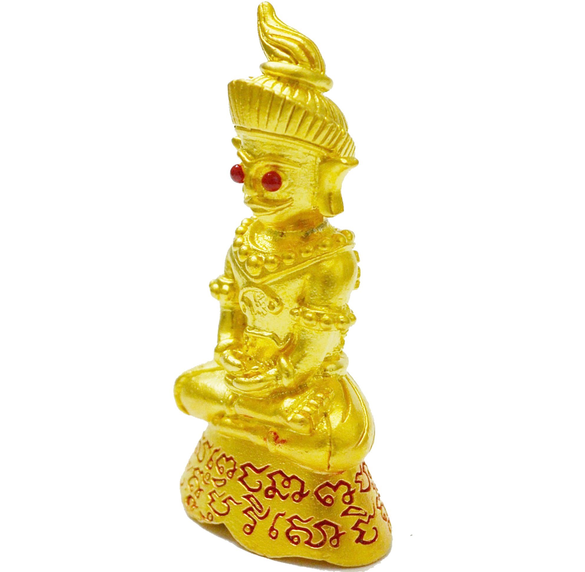Kruba Thammanunee Thai Amulet Por Ngang Red Eye - Powerful Metta Maha Saneh Lucky Pendant for Love, Wealth & Success | Buddhist Talisman for Protection & Good Fortune | Perfect for Meditation, Spiritual Growth & Positive Energy