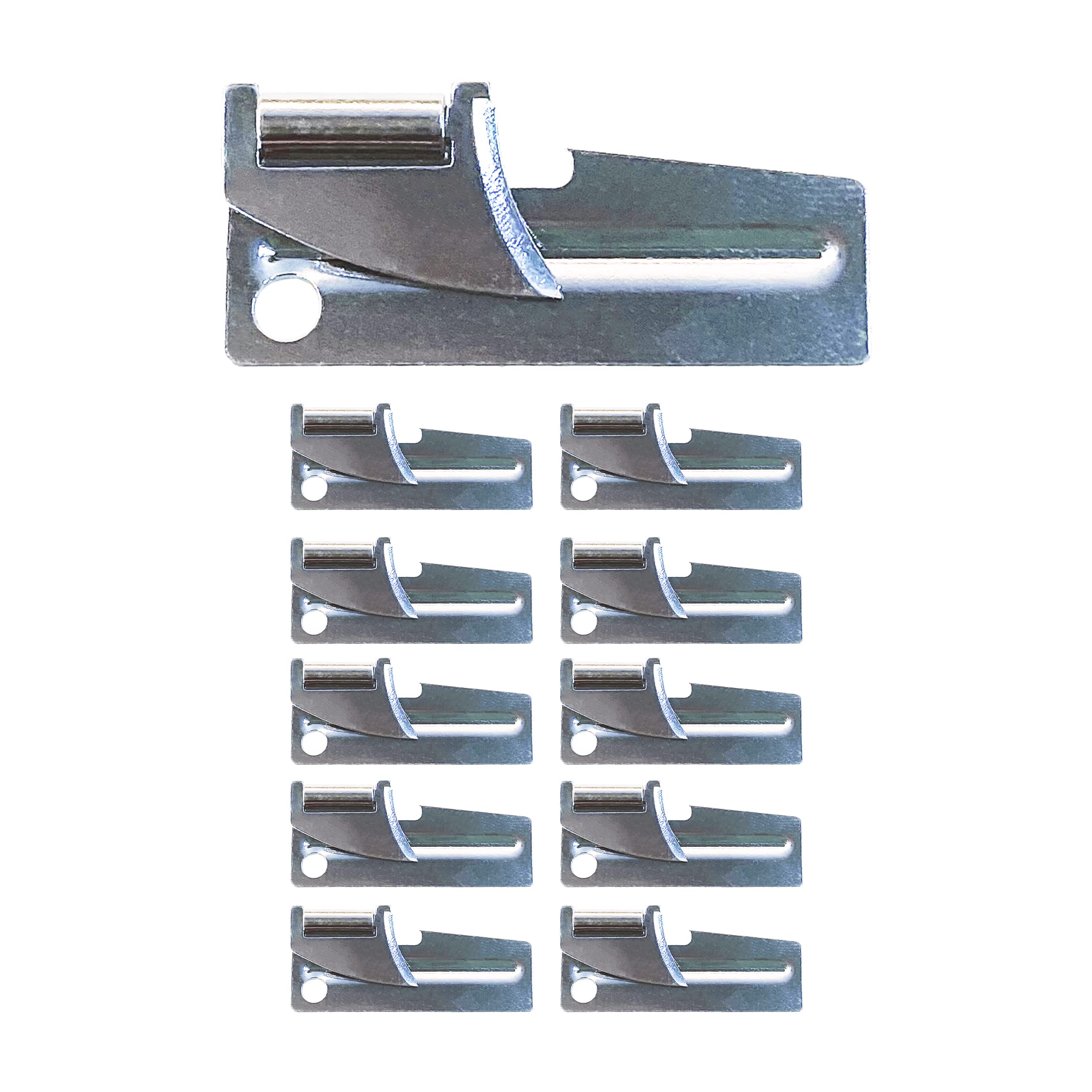 P-38 Can Openers - US Shelby Model P38 Military Grade Stainless Steel Can Openers (10 Pack) - Compact & Durable for Camping, Hiking, Emergency Kits & Survival Gear