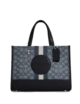 Coach Dempsey Carryall Tote Bag - Signature Jacquard with Stripe & Coach Patch - Perfect for Work, Travel & Everyday Use