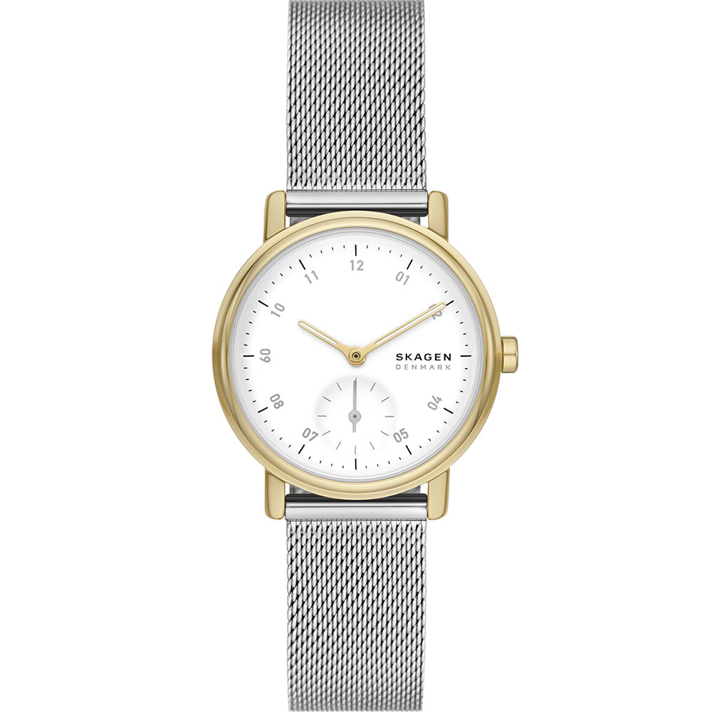 Fossil SKW3101 Kuppel Lille Two-Tone Stainless Steel Women's Watch - Elegant Dress Watch for Work & Special Occasions
