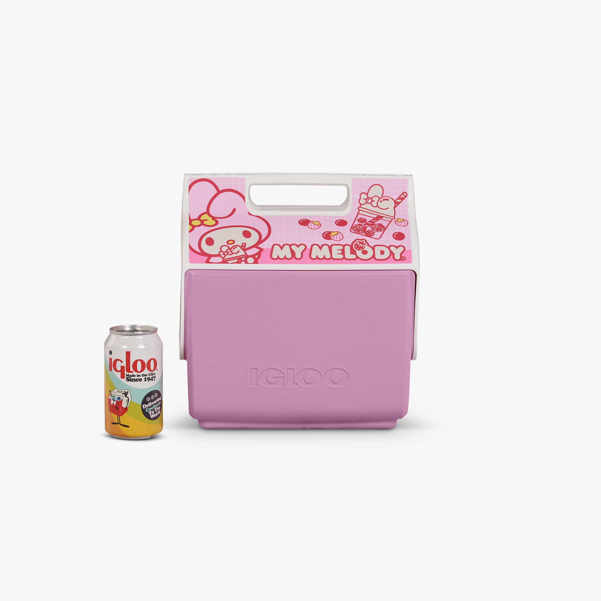 My Melody and Kuromi 7-Quart Insulated Cooler - Cute Anime Lunch Box for Picnics, Beach Trips, and Outdoor Adventures
