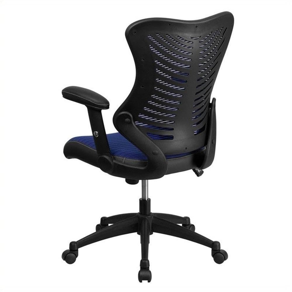 UrbanPro High Back Mesh Office Chair - Ergonomic Adjustable Blue Computer Desk Chair for Home & Office Workspaces | Perfect for Long Hours Sitting, Gaming & Remote Work