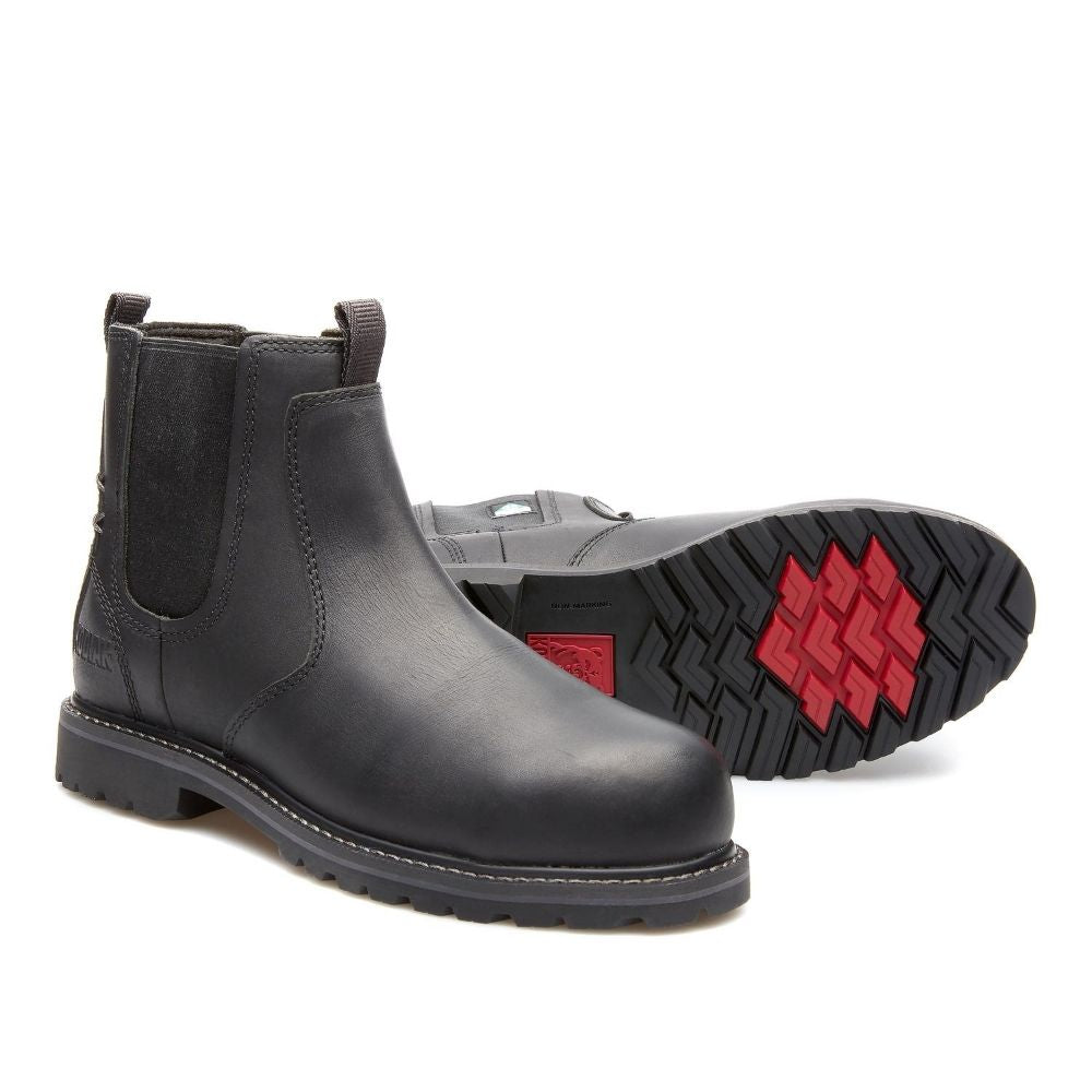 Kodiak Bralorne Chelsea Women's Composite Toe Pull On Work Boots - Slip Resistant, Comfortable & Lightweight for Construction, Warehouse & Outdoor Work (Black, KD0A4TDFBLK)