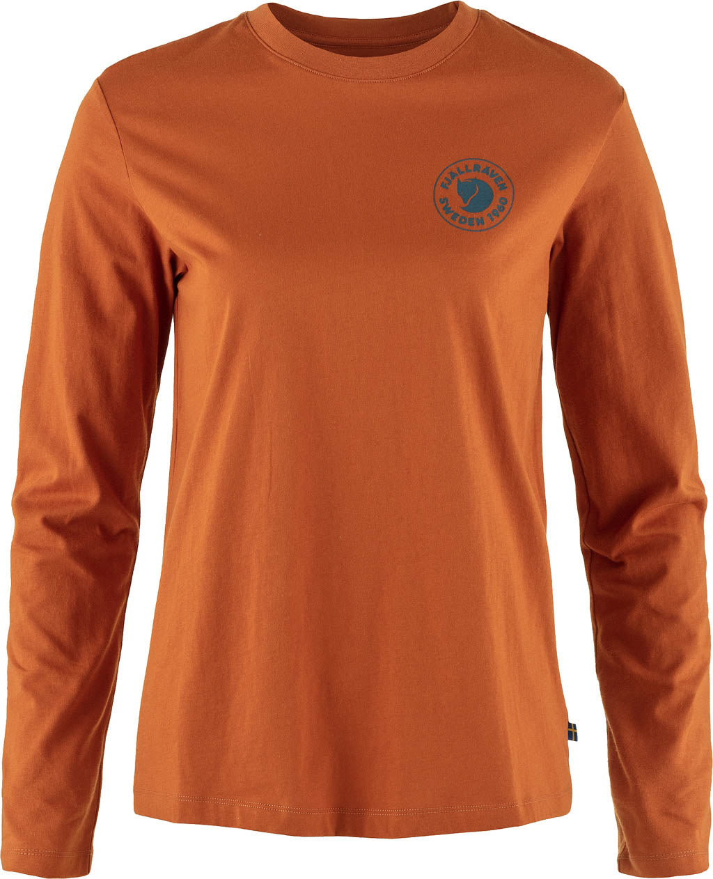 1960s Vintage Logo Long Sleeve T-Shirt for Women - Retro Cotton Tee with Classic Print - Perfect for Casual Wear, Layering & Everyday Outfits