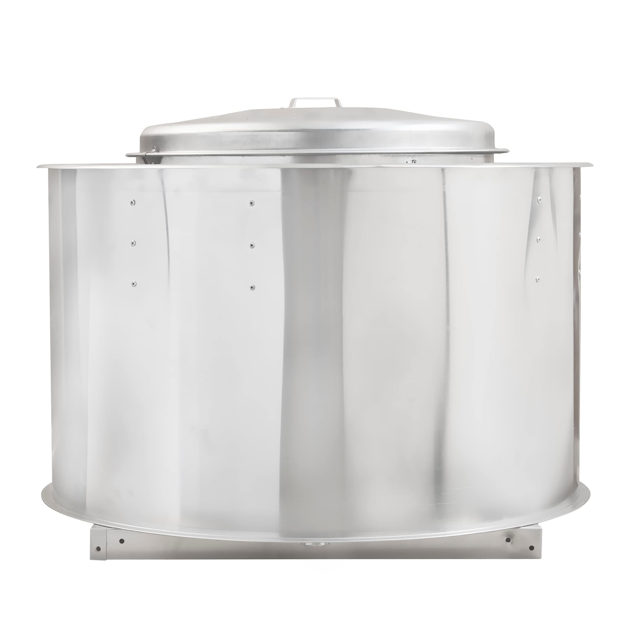 HOODMART 1PH Upblast Exhaust Fan - 4800 CFM Belt Drive Centrifugal Commercial Kitchen Fan (1238 RPM) - Made in USA - Ideal for Restaurants, Food Trucks & Commercial Ventilation Systems