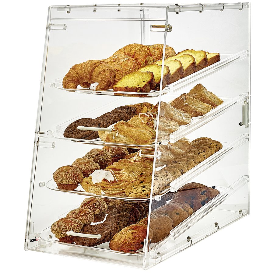 Winco 4-Tier Bakery Display Case 14