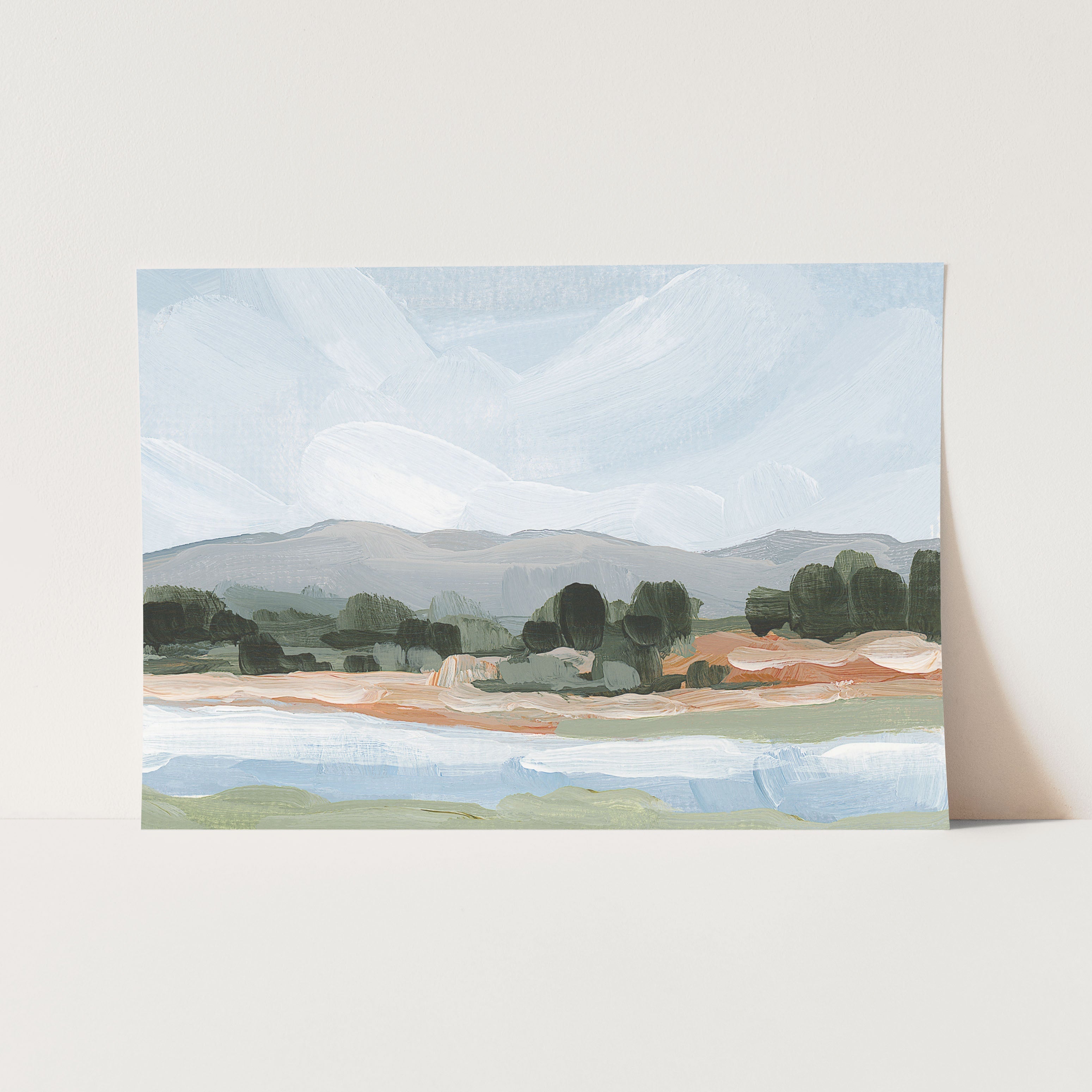 San Isabel Art Print - Handmade Canvas Wall Decor for Living Room, Bedroom & Office - Nature Landscape Painting for Home & Office Decor