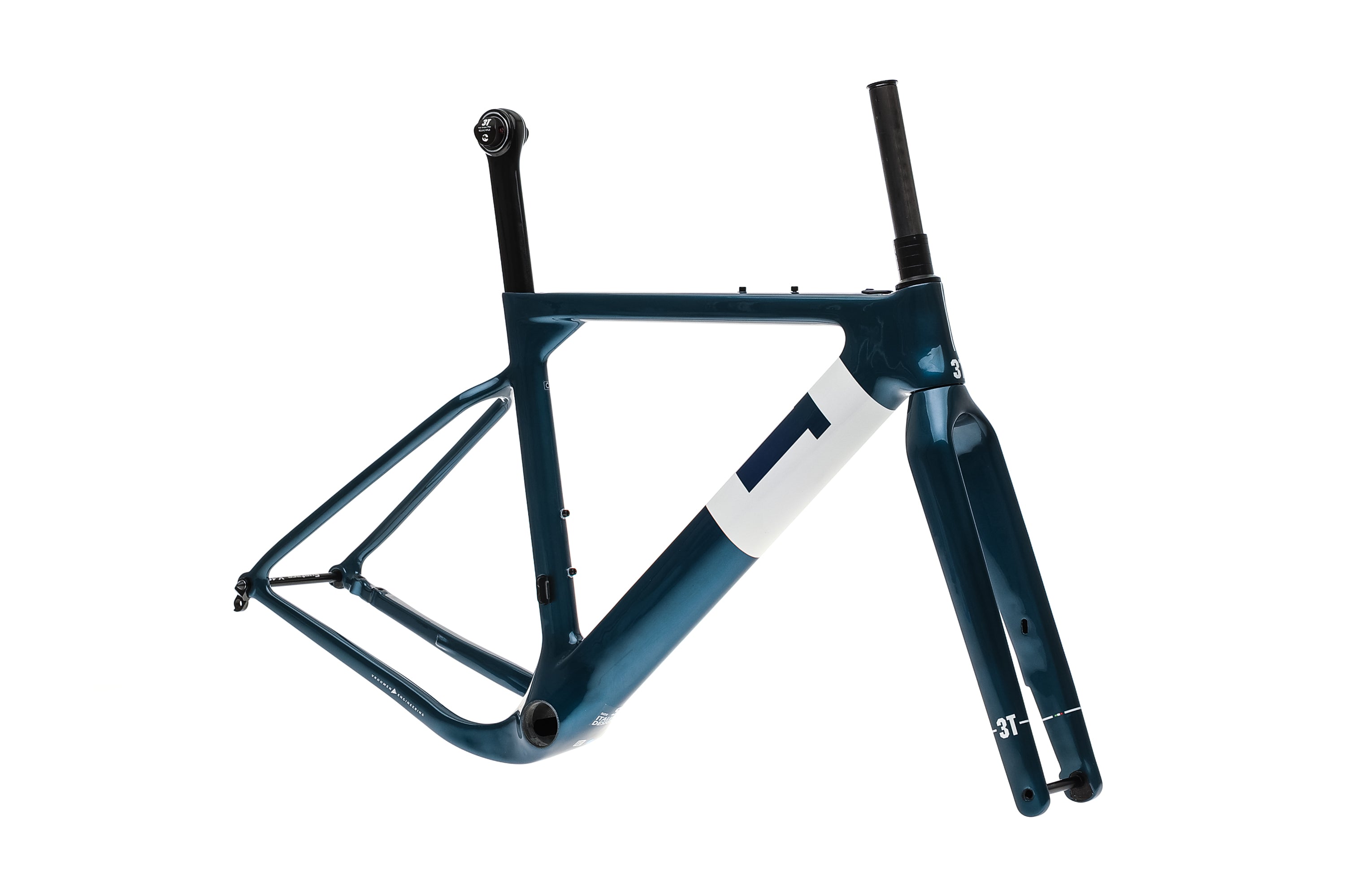 2022 3T Exploro TEAM Small Frameset - Lightweight Gravel & Adventure Bike Frame for Off-Road Cycling & Bikepacking