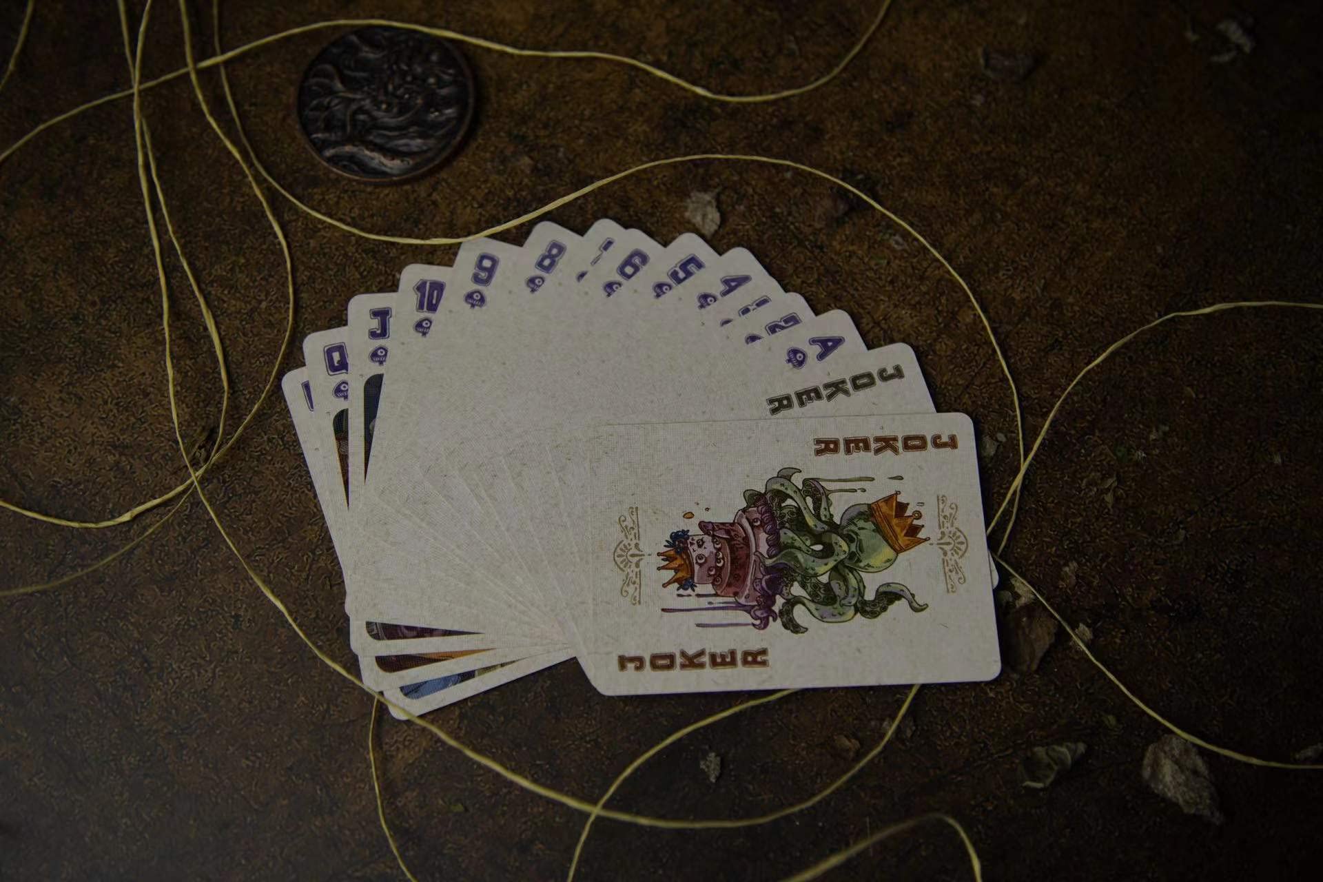 Premium Cthulhu Grey Playing Cards - Limited Edition Collectible Poker Deck for Adults & Teens | Unique Gift for Card Game Enthusiasts | Perfect for Poker Nights, Magic Tricks & Board Game Parties