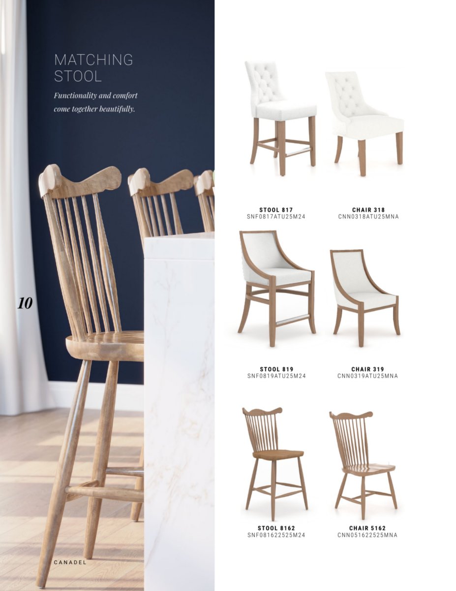 Canadel Custom Dining Table - Handcrafted Solid Wood Furniture for Modern Homes | Perfect for Family Gatherings & Dinner Parties