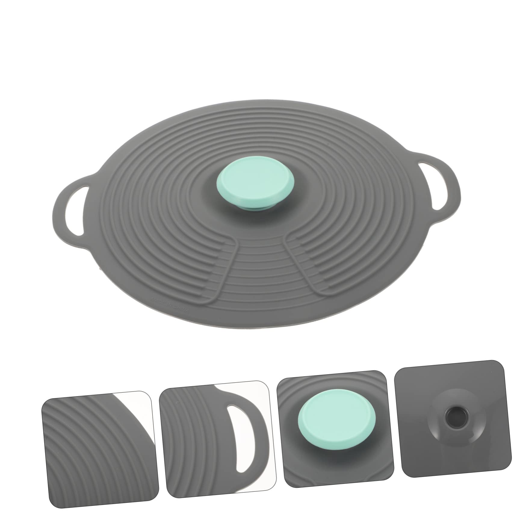 TOPBATHY 2-Pack Silicone Microwave Pot Lids - Flexible, Heat-Resistant Silicone Suction Lids for Bowls & Dishes - Perfect for Microwave Cooking, Food Storage & Meal Prep