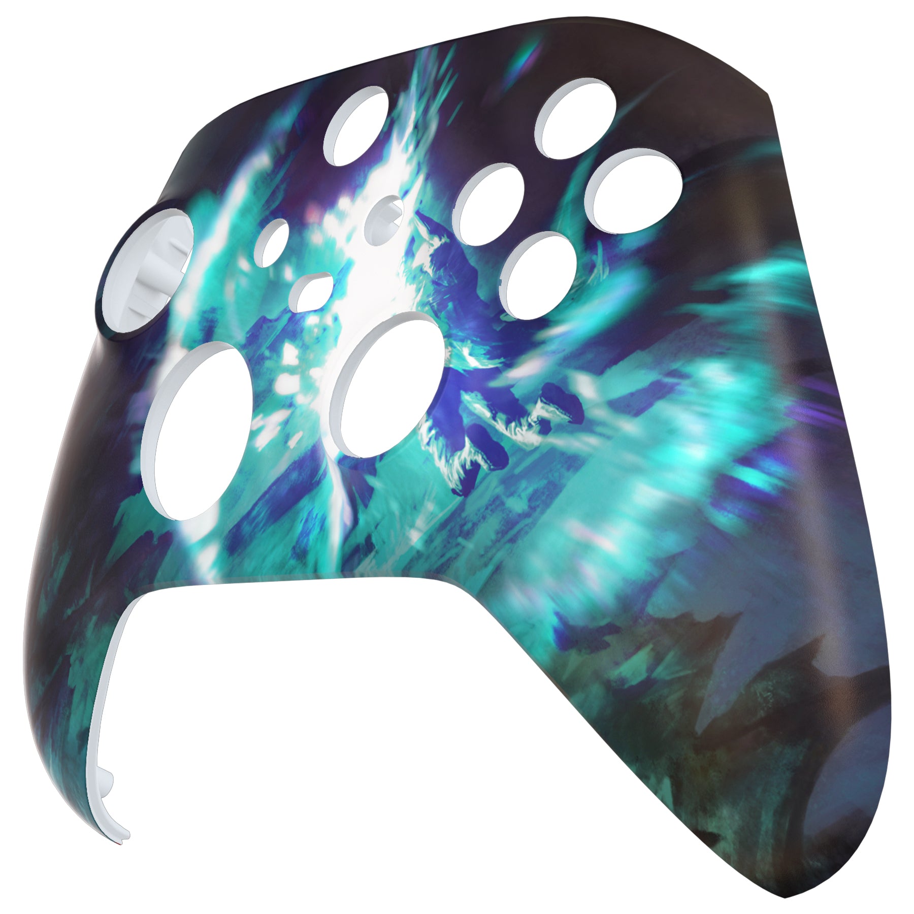 eXtremeRate Crystal Fantasy Replacement Faceplate & Front Housing Shell for Xbox Series X/S Controller - Custom Gaming Skin for Enhanced Aesthetics & Comfort