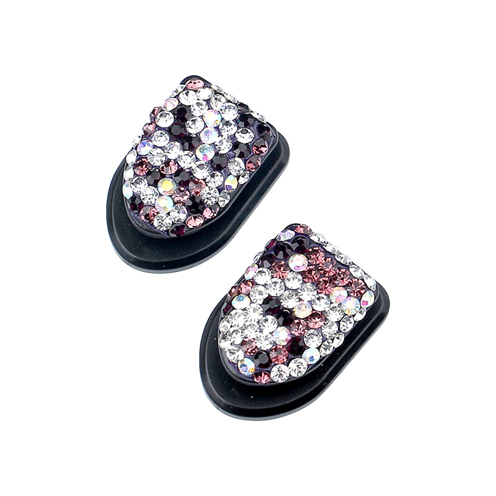 Diamond Car Hooks - Multi-Functional Car Accessories for Organizing & Decorating | Portable Toilet Hook, Home Hook & LED Interior Lights | Perfect for Car Storage, Travel & Home Use (Purple, One Size)