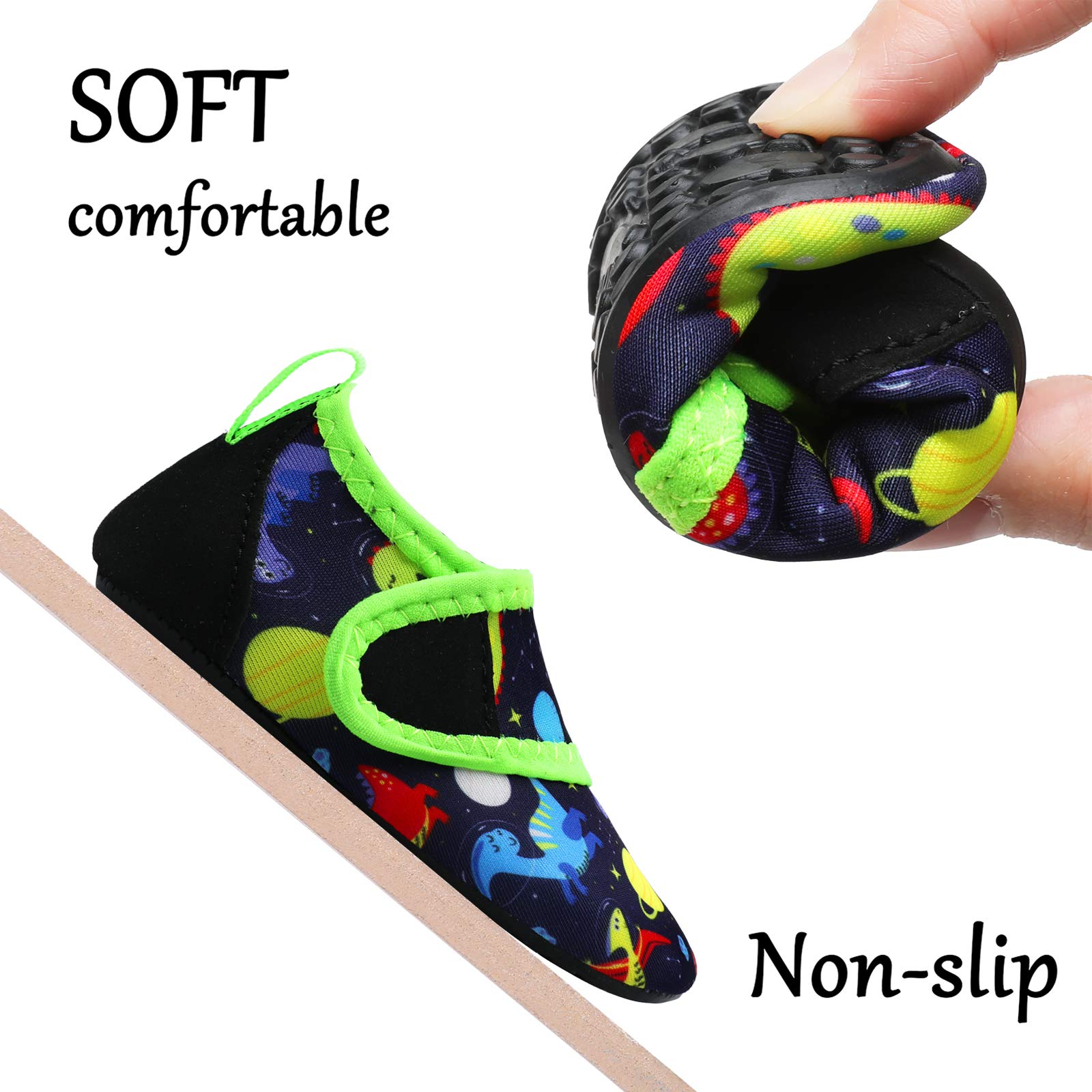 Storeofbaby Baby Boys Girls Water Shoes - Quick Dry Aqua Socks for Swim, Beach, Pool - Perfect for Infants & Toddlers Barefoot Play