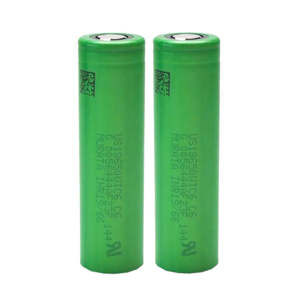 Sony VTC6 18650 Battery 3000mAh 3.7V Rechargeable Li-ion - 2 Pack for Vape Mods, Flashlights & Power Tools | High Drain Battery for Vaping, DIY Electronics & Emergency Kits