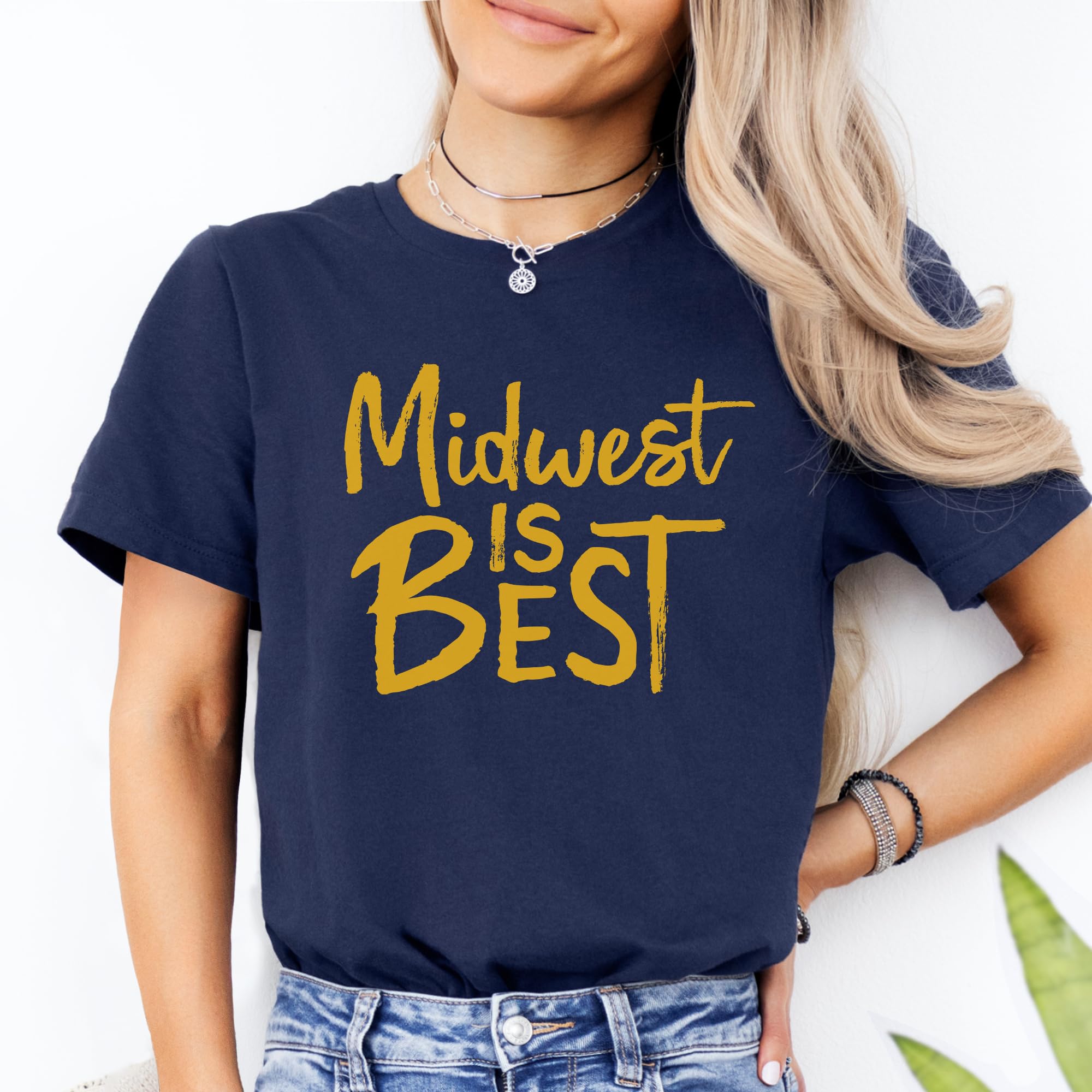 Midwest Pride T-Shirt - Softstyle Unisex Midwest Gift Tee - Best Midwest State Home Apparel - Comfortable Cotton Shirt for Everyday Wear & Midwest Travel