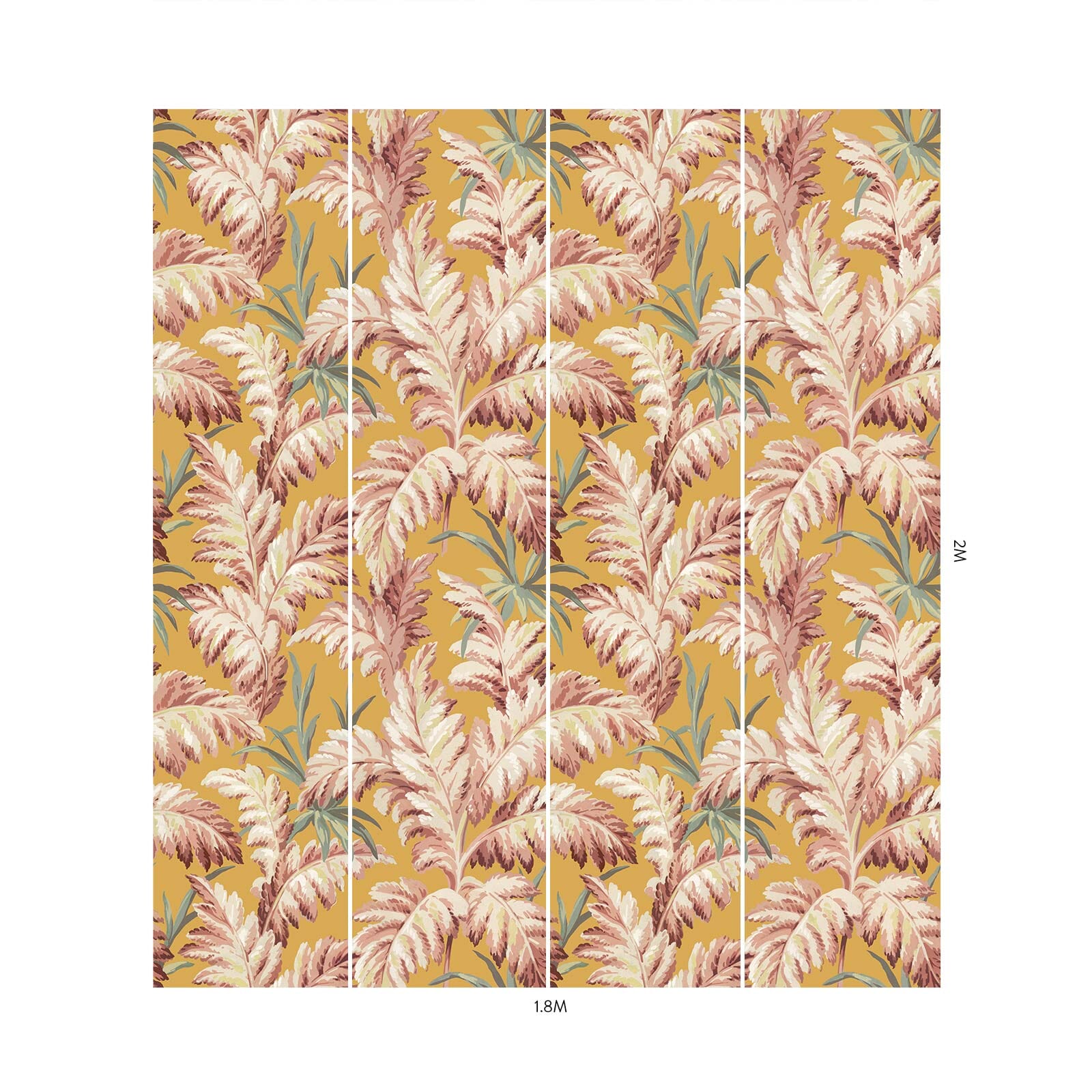 PLUMA Flaxen Wallpaper - Premium Self-Adhesive Peel and Stick Wallpaper for Home Decor, Bedroom, Living Room, Bathroom