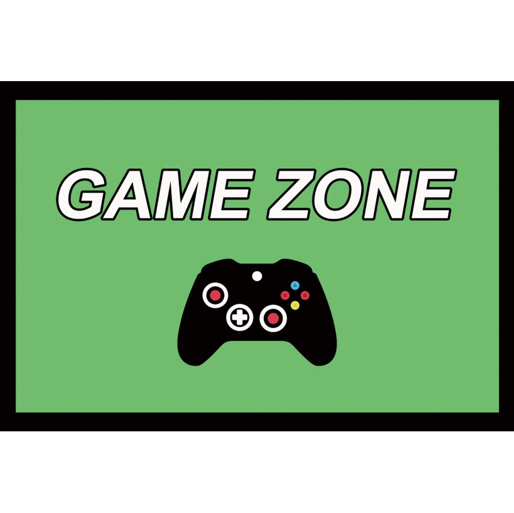 DORCEV 5x3ft Video Game Themed Party Backdrop - Green Screen Photography Background for Gaming Streamers, Kids Birthday Decor, Photo Studio Props & Boys Room Wall Art | Perfect for Twitch Streams, YouTube Videos & Birthday Party Decorations