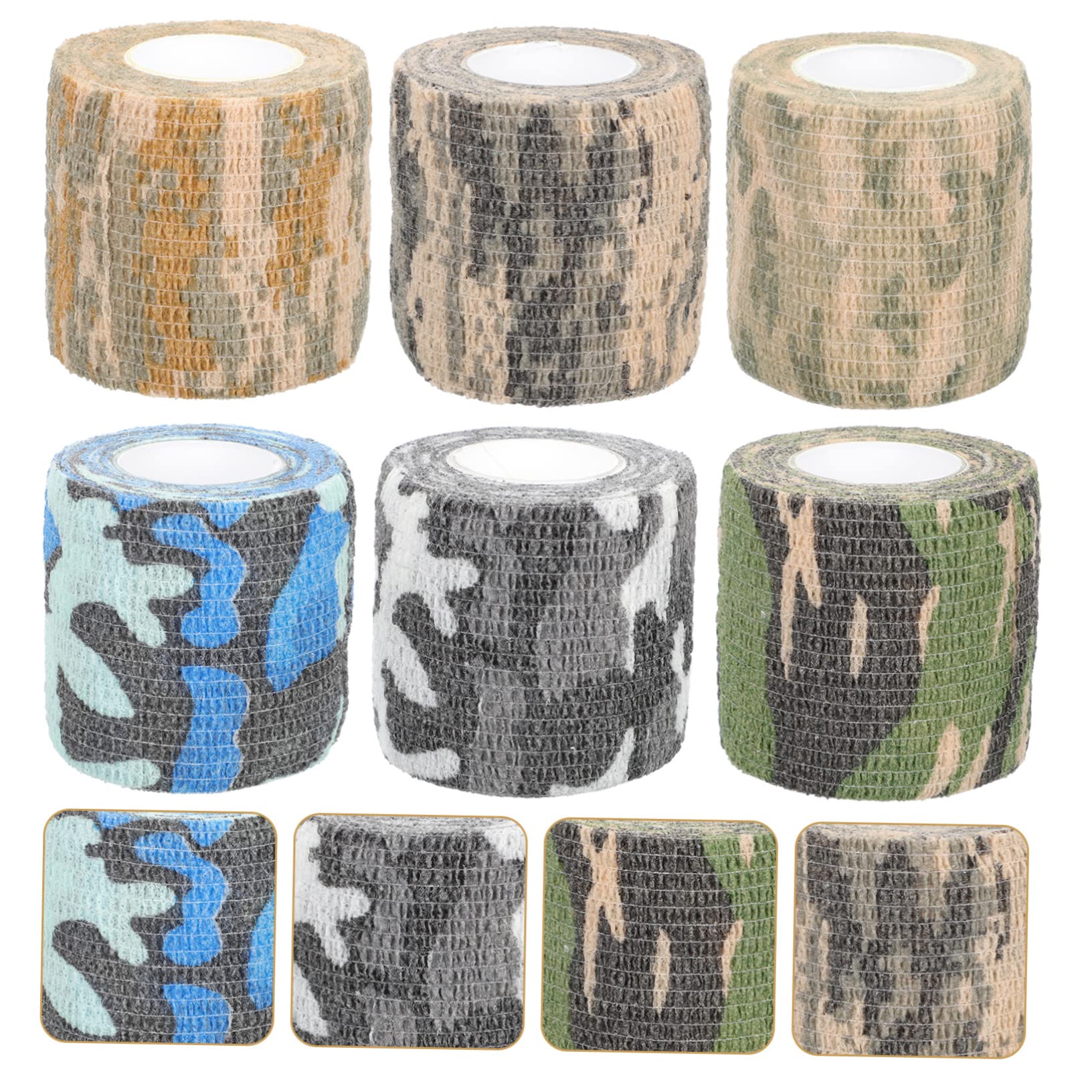 SUPVOX 6-Pack Sports Tape - Breathable Athletic Tape for Legs, Muscles & Joints | Non-Woven Fabric, Skin-Friendly & Durable | Ideal for Running, Gym Workouts & Injury Prevention