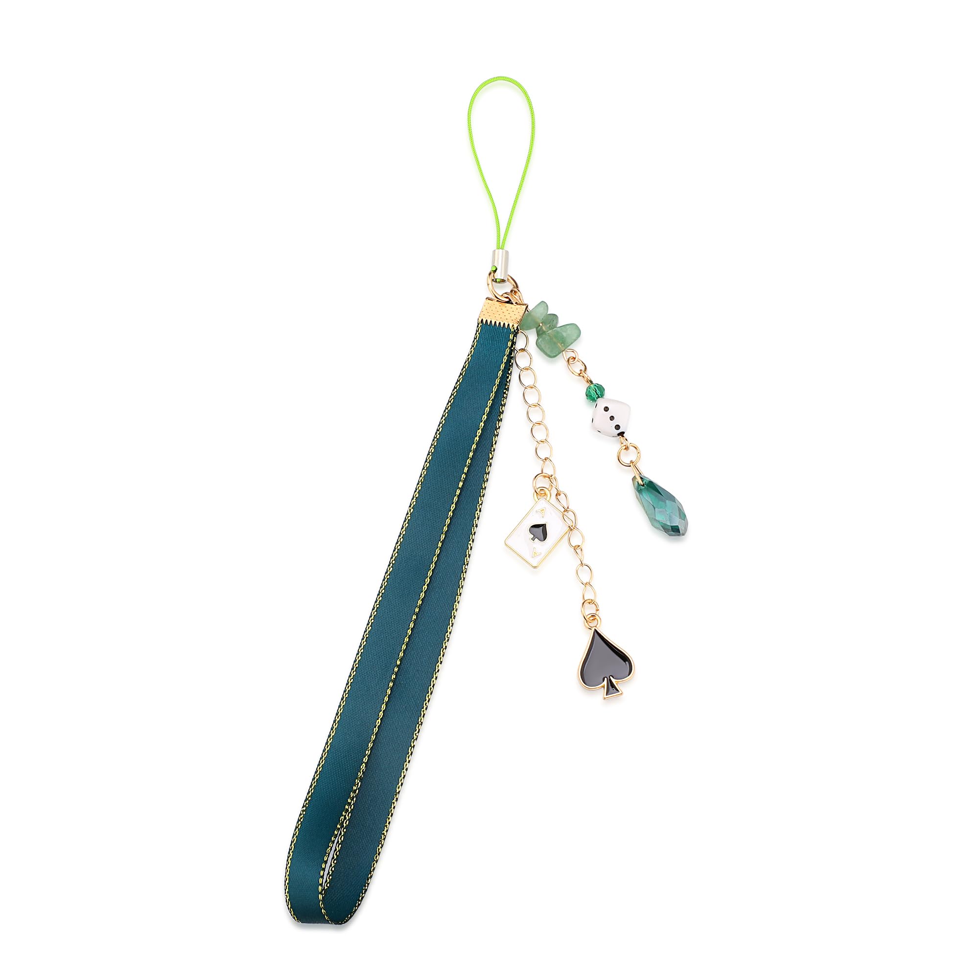 MQV Aventurine Phone Charm - Honkai Star Rail HSR Inspired Anime Accessories, Cute Cosplay Phone Charm (10 Stonehearts Collection) - Perfect for Anime Fans, Gaming Enthusiasts & Cosplay Events
