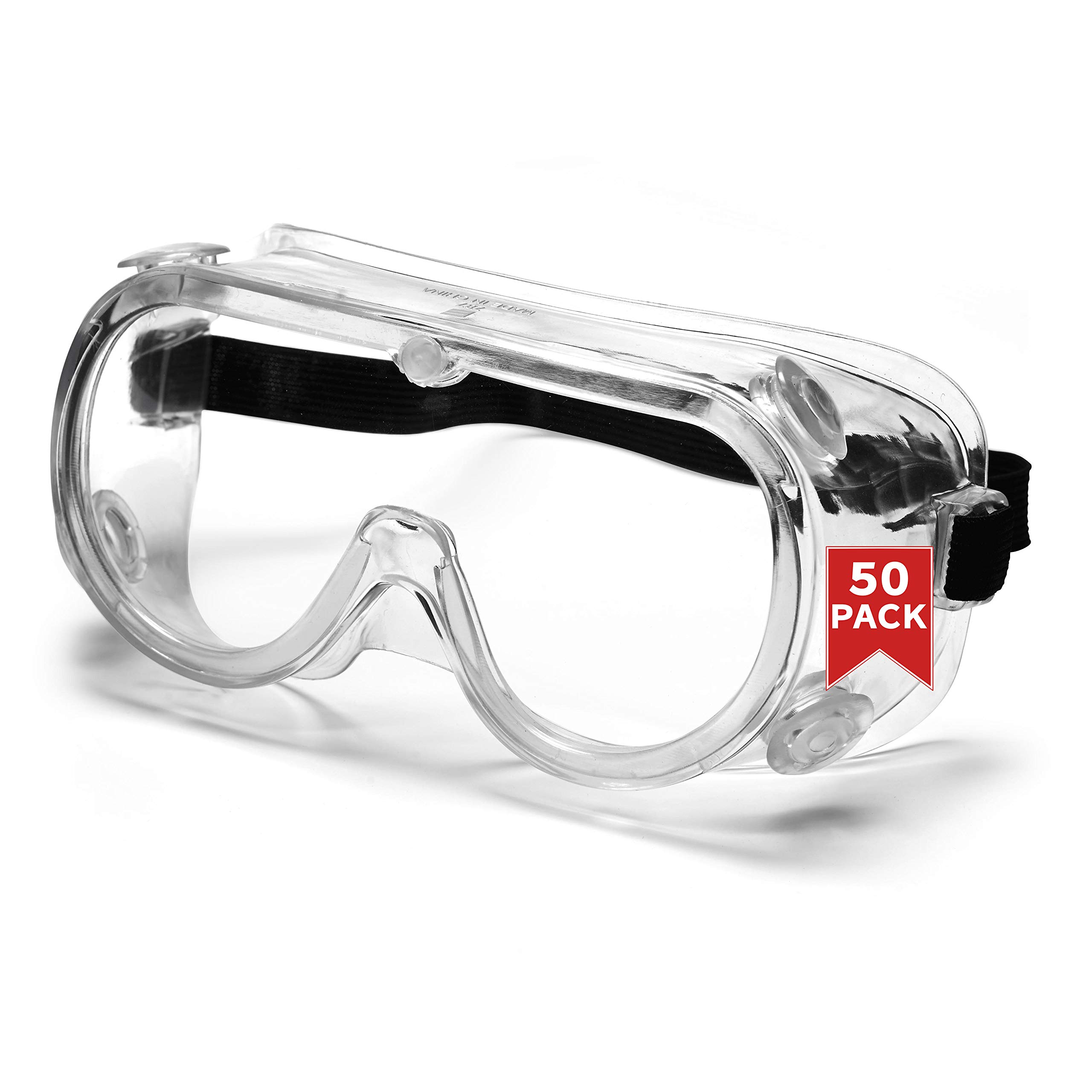 10 Pack Full Protection Safety Goggles - Anti-Fog Wraparound Eyewear for Shooting, Airsoft, Woodworking & Lab Work - ANSI Certified Protective Glasses for Men & Women