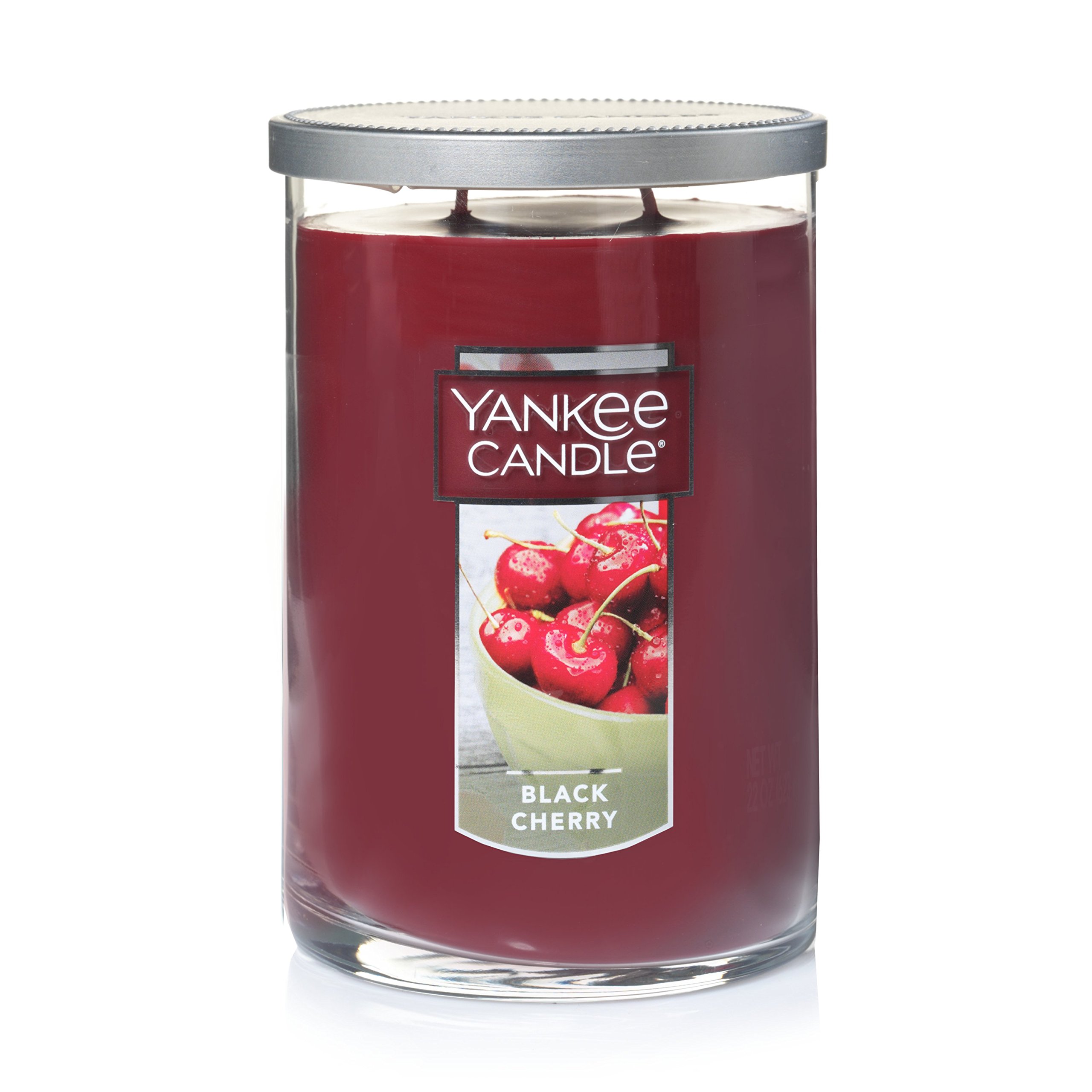Yankee Candle Macintosh Signature Medium Pillar Candle 14.25oz - Apple Scented Home Decor for Living Room, Bedroom & Office Relaxation
