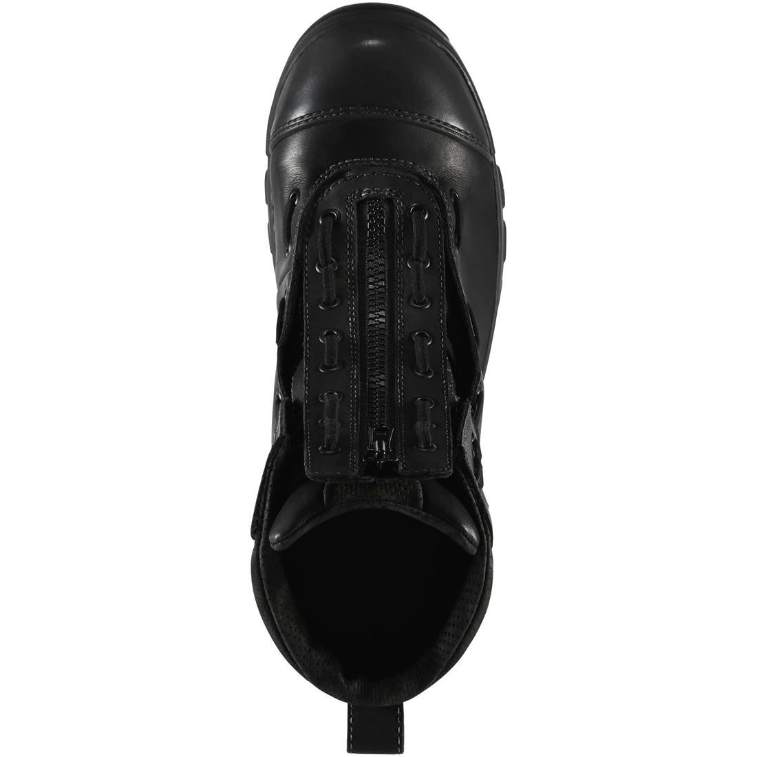 Modern Firefighter 8 Nano Toe Work Boots for Men - Black Safety Shoes with Steel Toe for Construction, Warehouse & Industrial Work - OSHA Compliant Work Boots for Heavy Duty Protection
