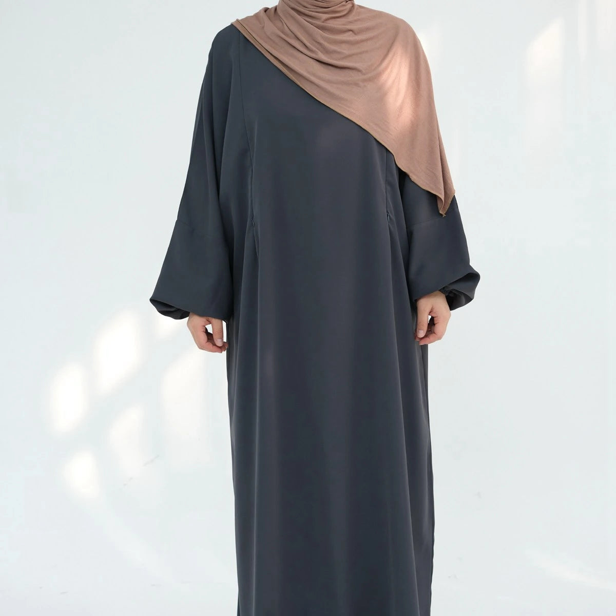 Urgarment Breastfeeding Friendly Abaya #25893 - Modest Maternity Prayer Dress for Nursing Mothers - Perfect for Prayer, Nursing, and Everyday Wear