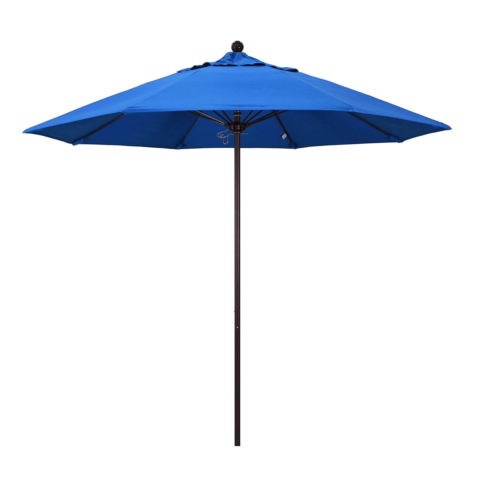 California Umbrella 9' Push Lift Patio Umbrella with Bronze Aluminum Pole - Multiple Color Options for Outdoor Dining, Poolside, and Garden Relaxation