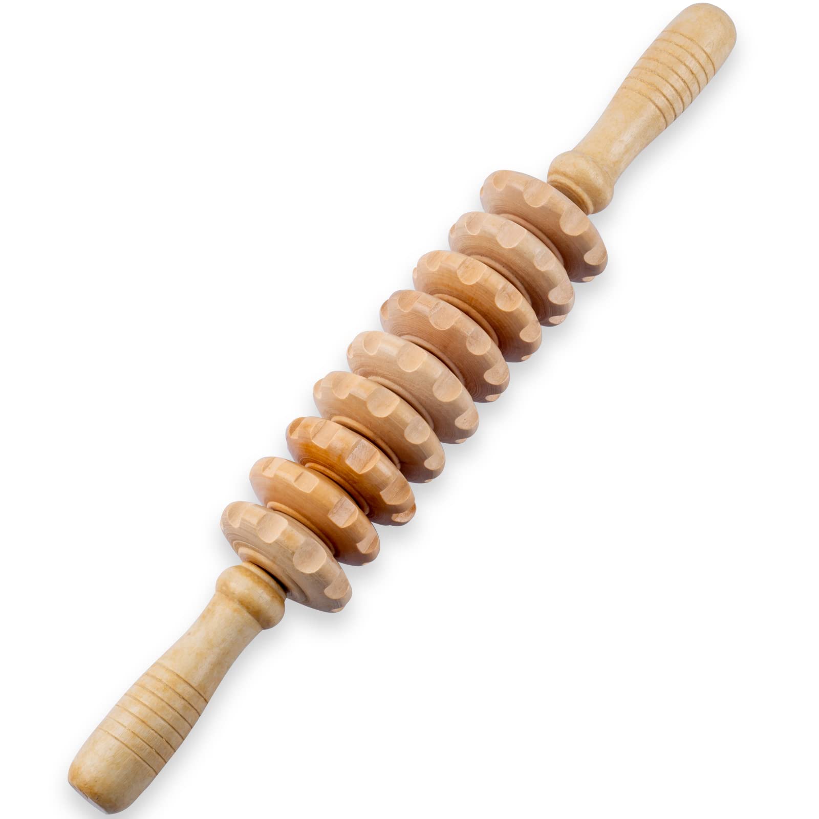 **Wooden Massage Roller for Body Shaping & Anti-Cellulite – Manual Wood Fascia Massager for Relaxation & Muscle Recovery – Perfect for Post-Workout, Spa, and Home Therapy**