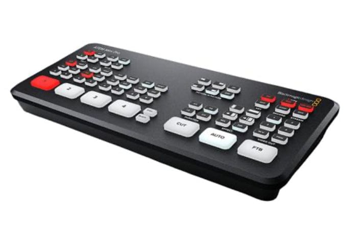 Blackmagic Design ATEM Mini Pro Live Streaming Switcher - Professional 4K HDMI Video Mixer for YouTube, Twitch, Gaming & Church Broadcasts