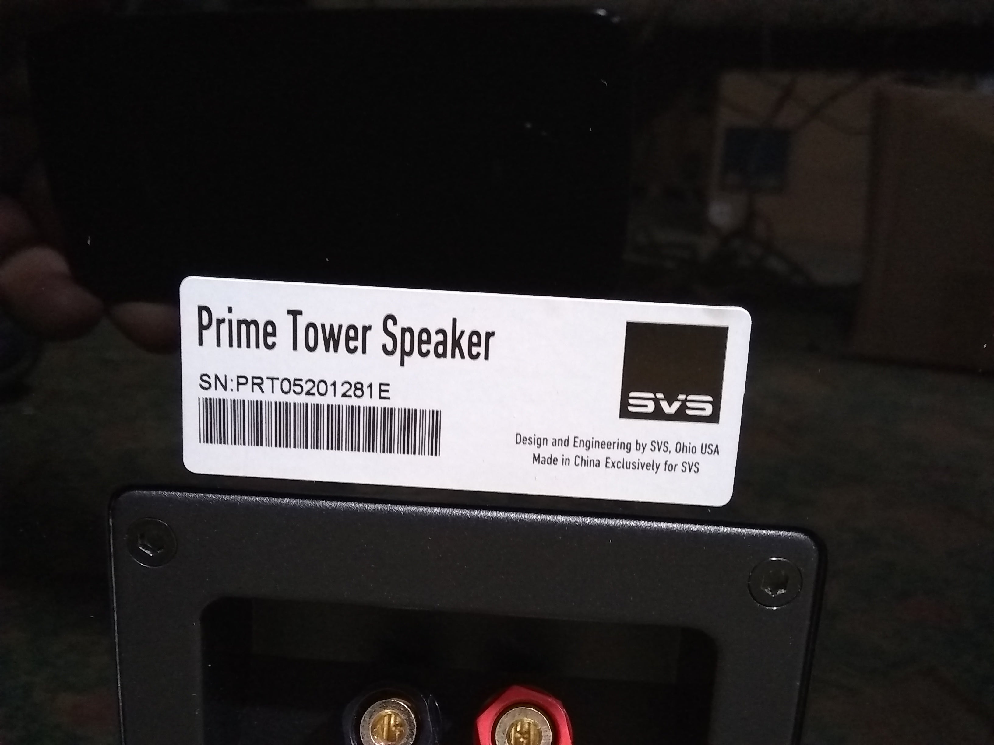 Prime Tower Piano Gloss Power Outlet with 6 AC Ports - Modern Multi Plug Extension Cord for Home, Office & Studio Use