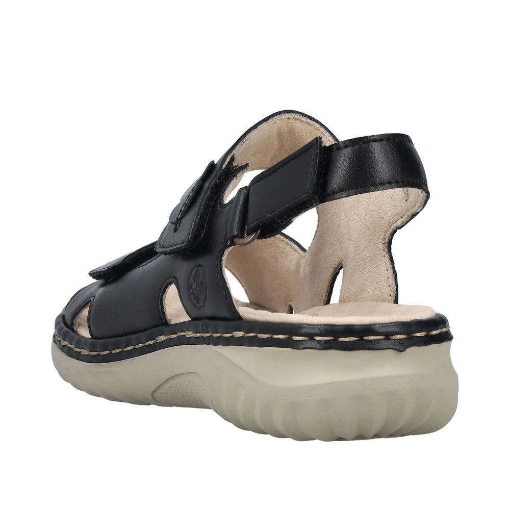 Rieker 60462 Women's Black Comfort Shoes - Perfect for Work, Walking & Casual Wear