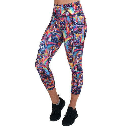 Premium High Waist Yoga Leggings for Women - Sit Stay Slay - Comfortable Workout Pants for Running, Gym & Lounge - Trendy Activewear for Fitness & Everyday Wear