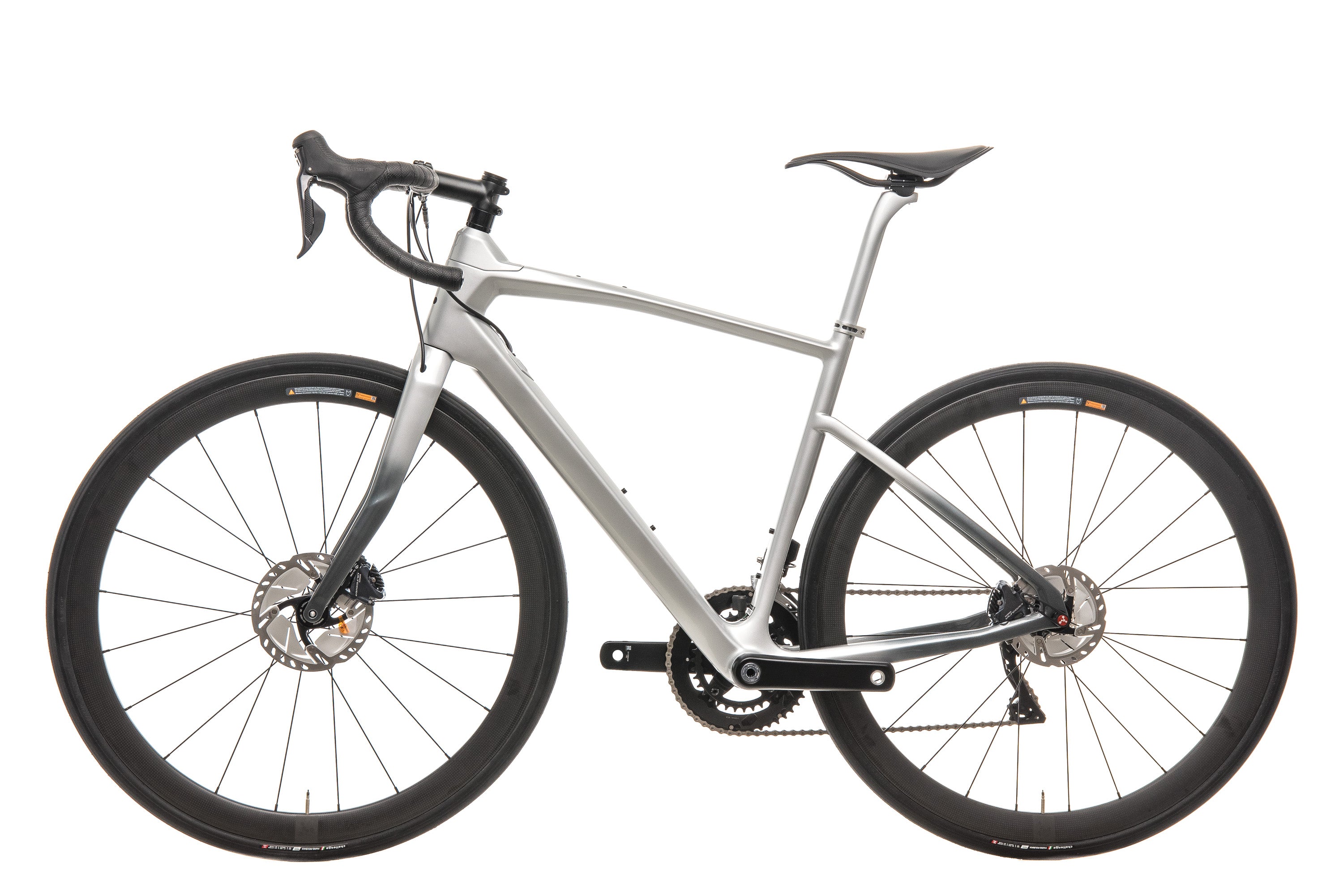Argon 18 Krypton GF Disc Di2 Road Bike - Mercedes Benz Inspired Silver Finish (2019, Small) | Premium Carbon Frame for Racing & Endurance Cycling