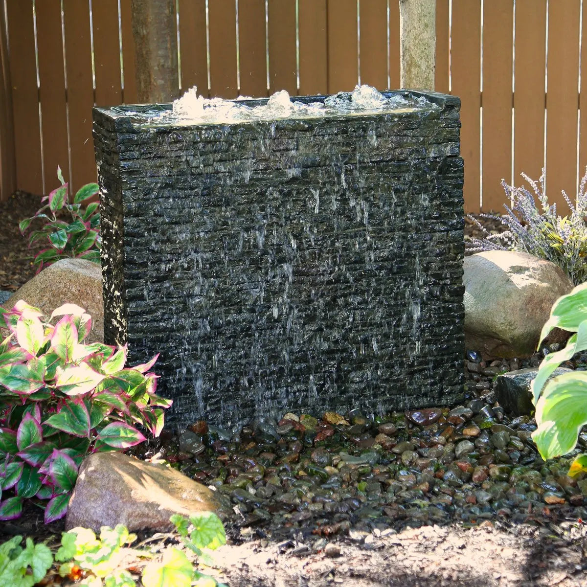Premium Large Straight Stacked Slate Wall Base - 66cm Natural Stone Tile for Modern Home & Garden Landscaping | Perfect for Fireplace Surrounds, Accent Walls, and Outdoor Decor