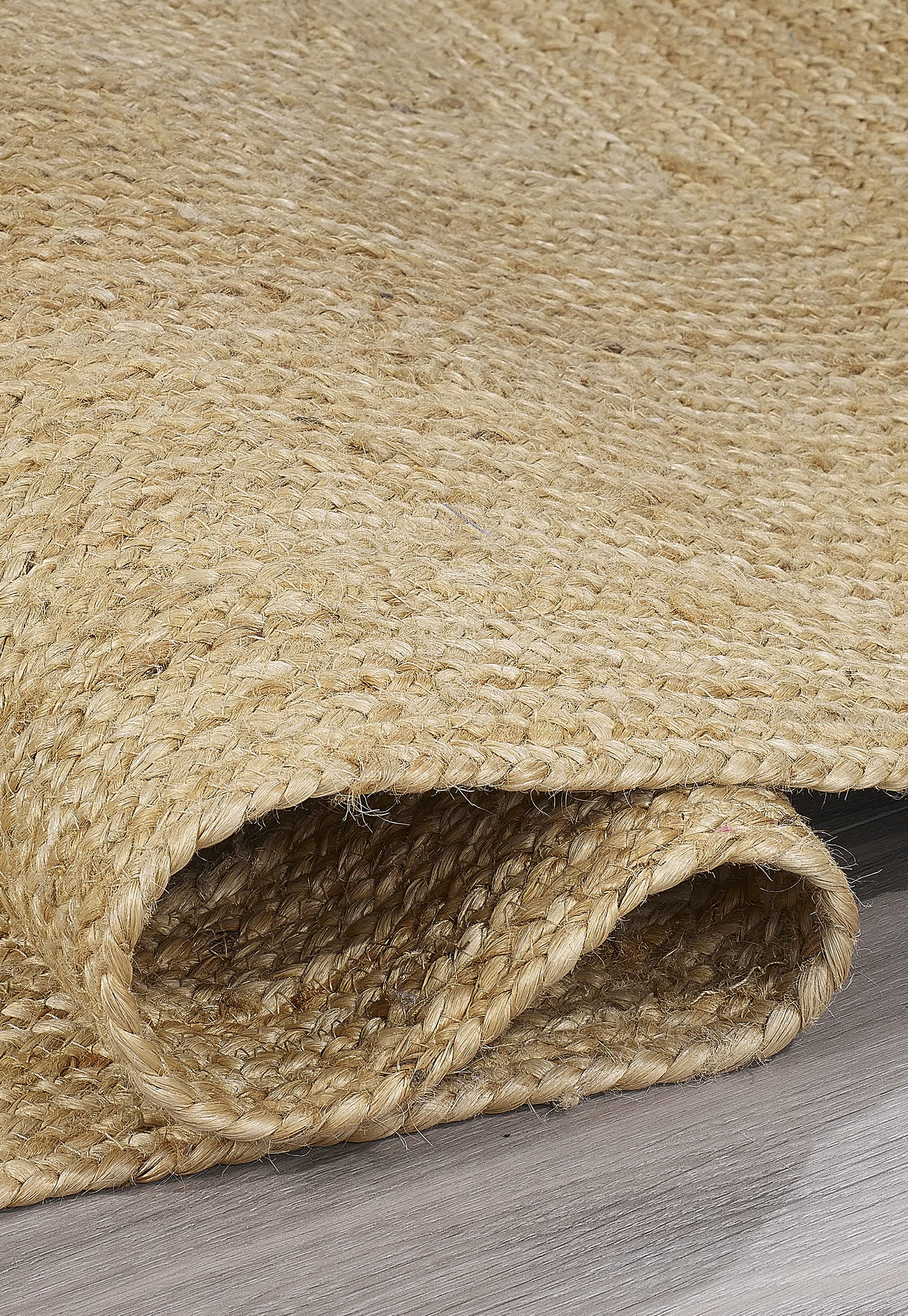 Handwoven Natural Jute Braided Area Rug - Soft & Durable 5x8 ft - Eco-Friendly Fiber for Bedroom, Living Room, Dining Room - Perfect for Boho, Farmhouse & Coastal Decor Styles