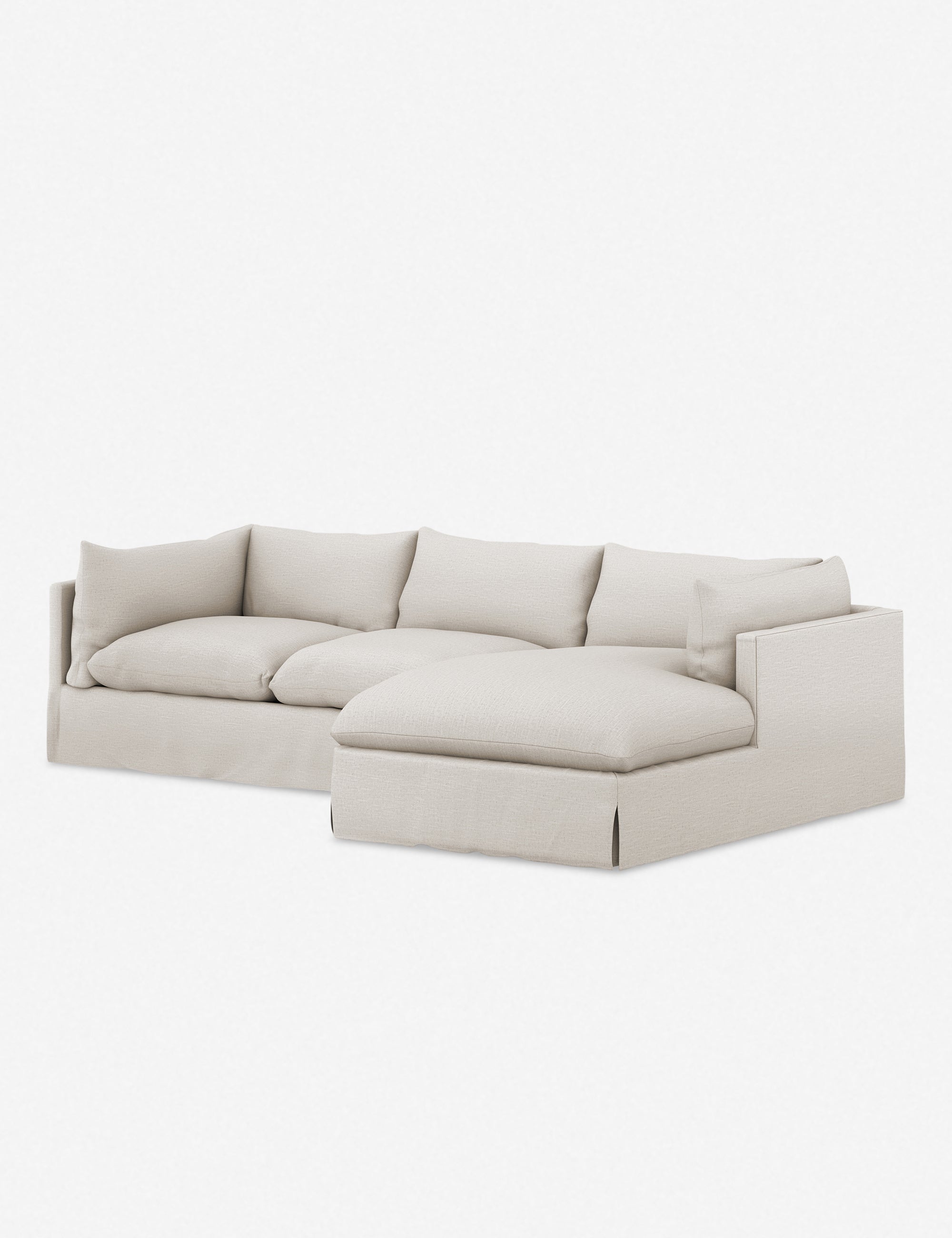 Arlen Sectional Sofa - Modern L-Shaped Couch with Reversible Chaise, Soft Fabric Upholstery for Living Room, Family Room & Home Theater Comfort