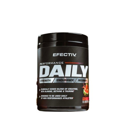Efectiv Nutrition Performance Daily - Strawberry Watermelon Flavor Protein Powder 375g | Pre-Workout & Post-Workout Recovery Supplement for Athletes & Fitness Enthusiasts