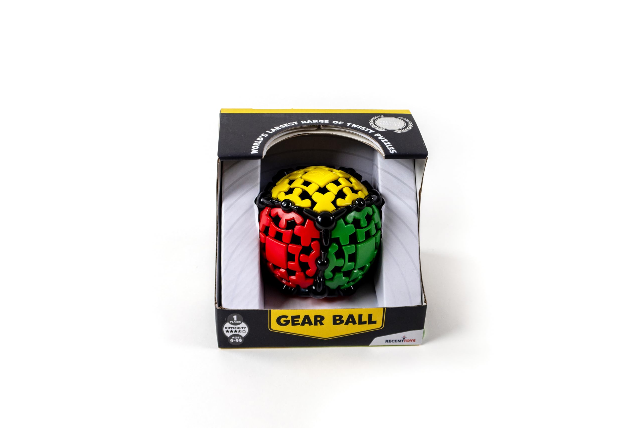 RTGB Gear Ball Puzzle - 3D Brain Teaser & Stress Relief Toy for Adults & Kids - Perfect for Office, Travel, and Family Game Night