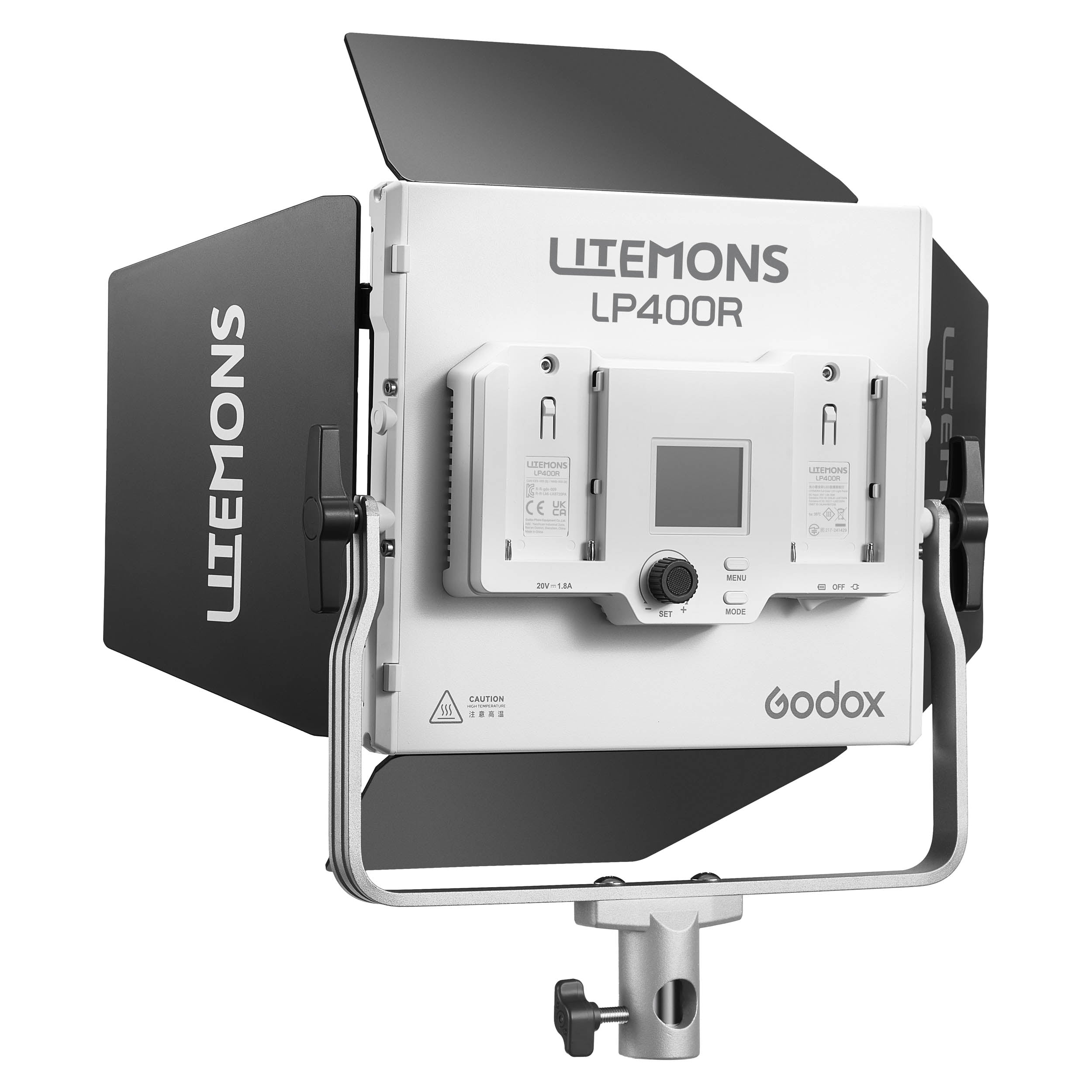 Litemons LP400R 36W Ultra-Thin RGB LED Panel Light - Dimmable, Color Changing for Home, Studio, Photography & Video Lighting