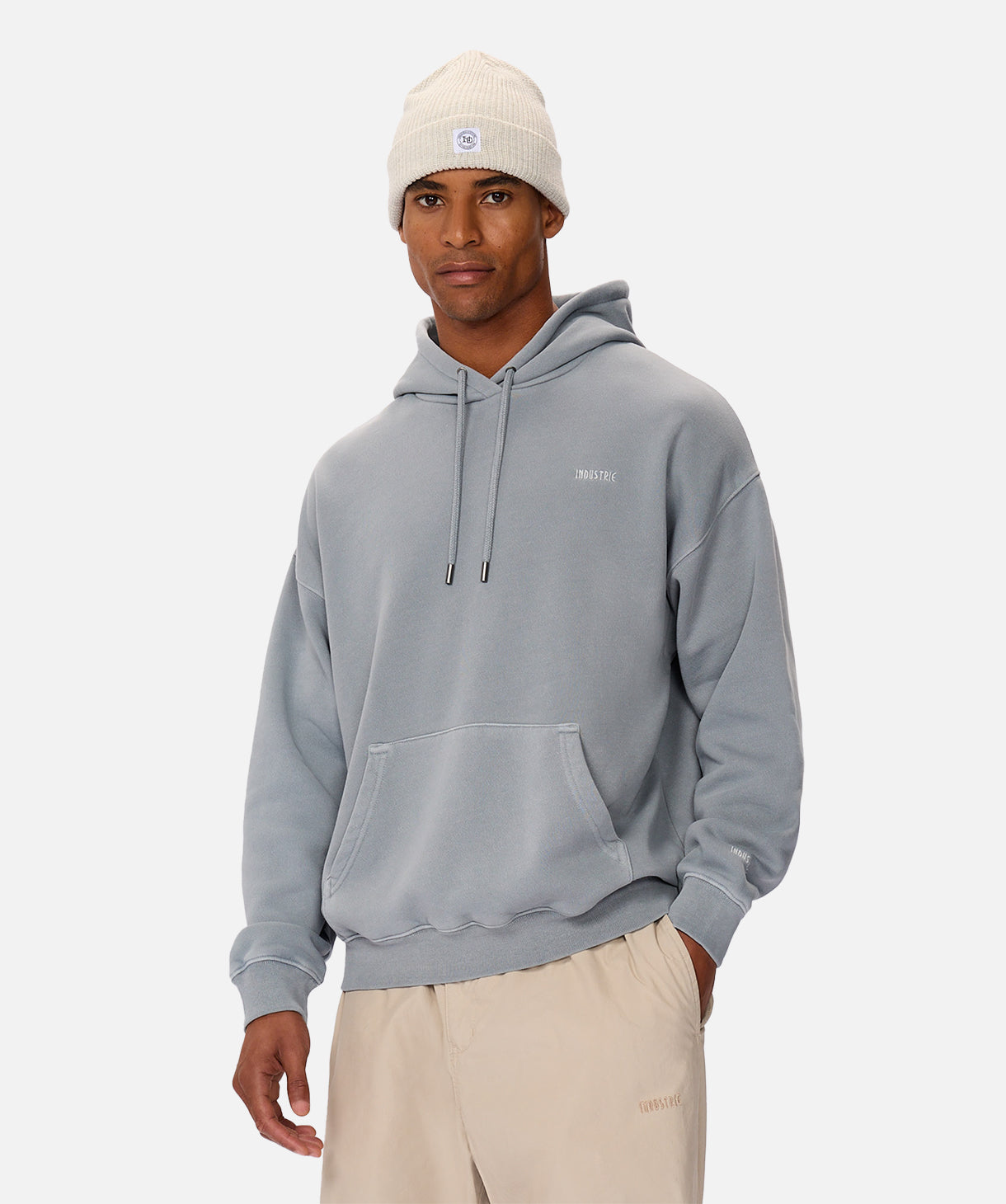 The Del Sur Washed Hoodie - Soft Cotton Pullover for Men & Women | Lake Blue | Casual Streetwear, Loungewear & Outdoor Activities
