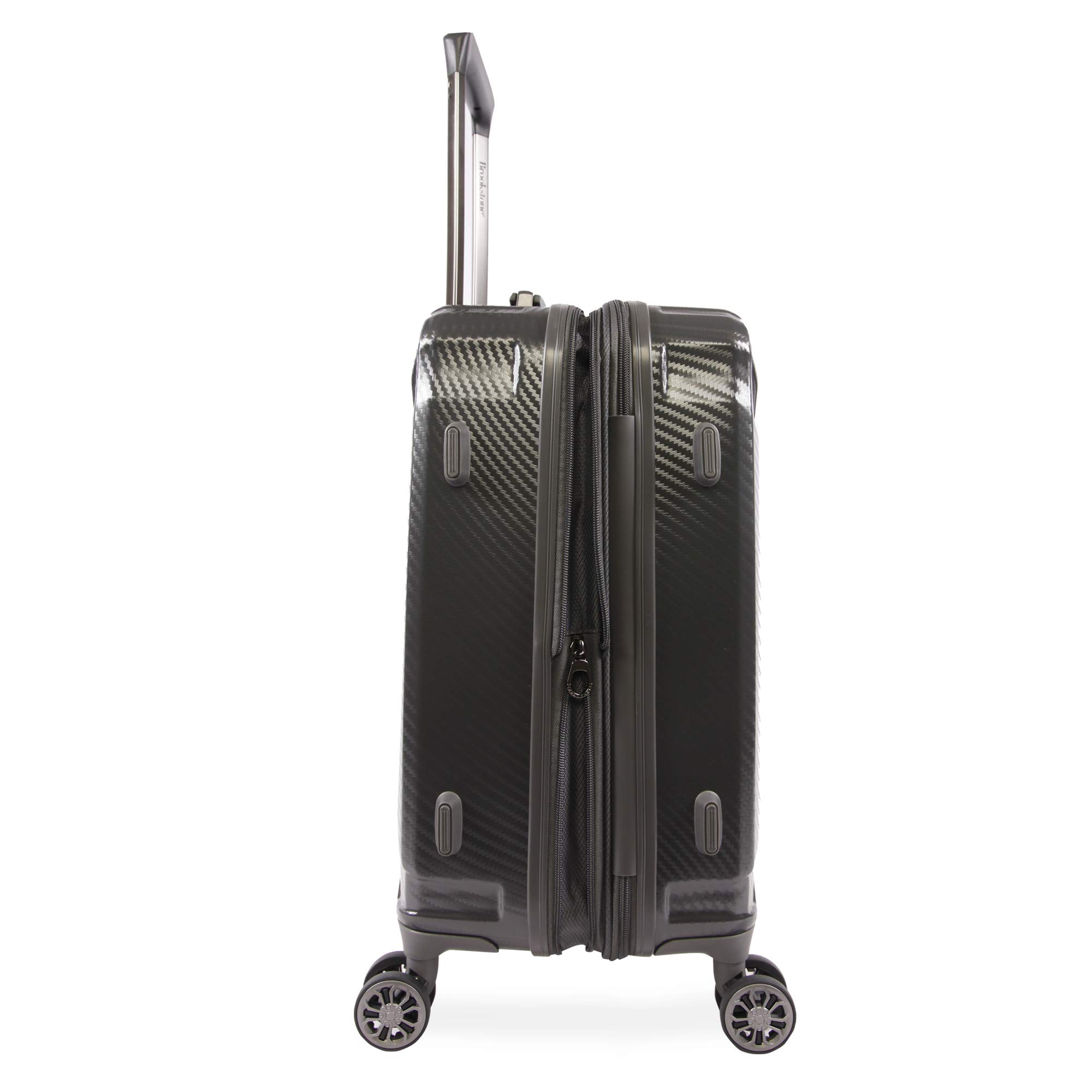 Keane 2-Piece Hardside Spinner Luggage Set in Charcoal - Lightweight Durable Suitcases for Travel, Business Trips & Vacations