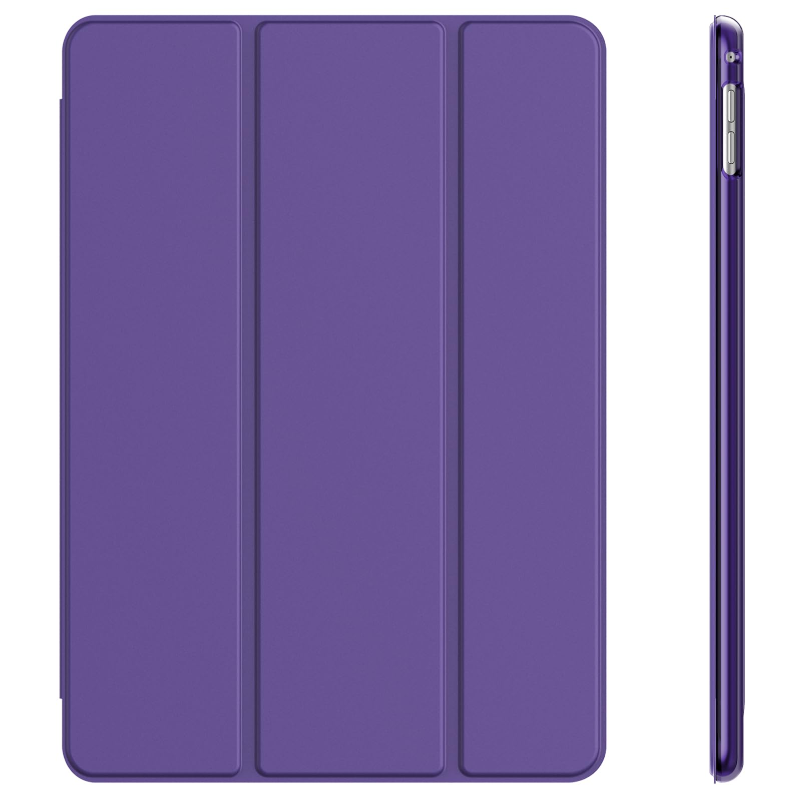 JETech iPad Air 2 Case with Auto Wake/Sleep Smart Cover - Purple Protective Shell for iPad Air 2 (Not Compatible with 1st Gen) | Perfect for Work, Travel & Home Use