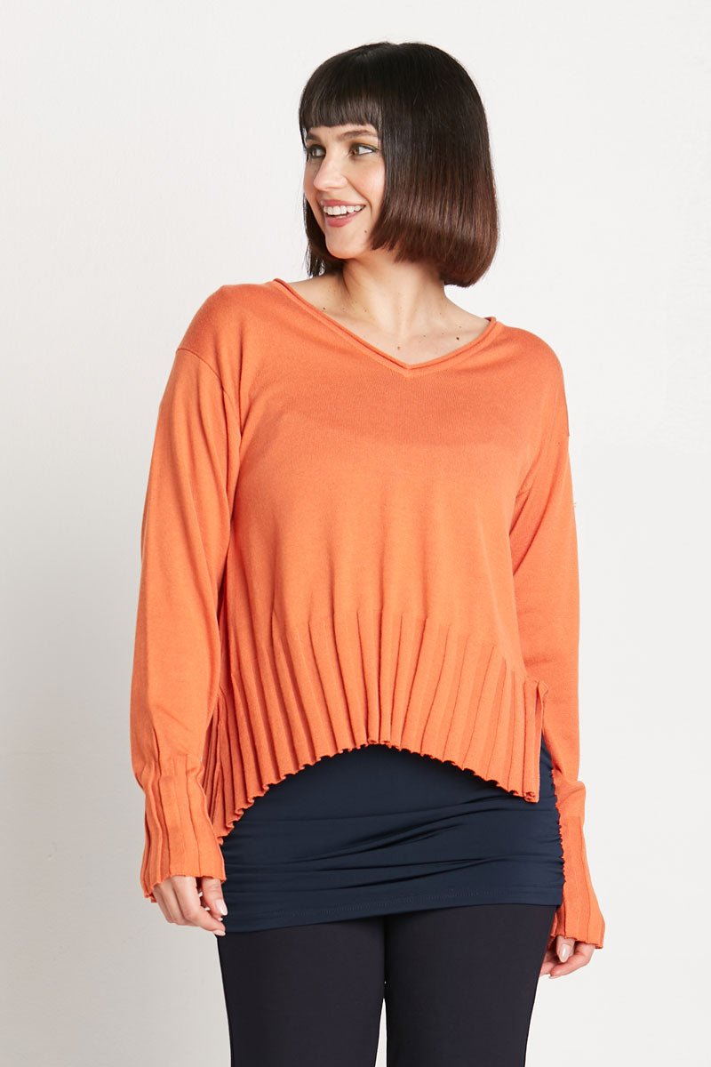 Stylish Planet Cropped V-Neck Sweater for Women | Trendy Casual Pullover | Perfect for Fall Outfits & Coffee Dates