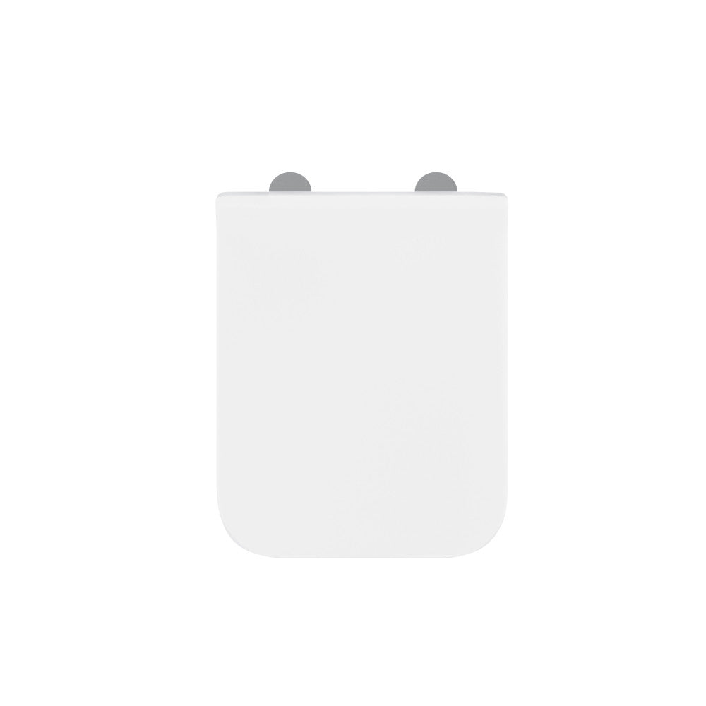 Nadar Square Quick Release Toilet Seat - Soft Close Hinges, Easy Installation (Model SM 2T141, SM 2T143) - Perfect for Modern Bathrooms, Home Renovation & Commercial Use