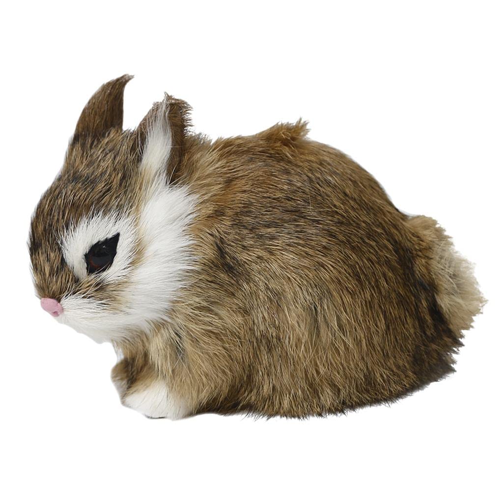 Soft Plush Rabbit Statues - Cute Garden Animal Figurines for Lawn, Patio, Yard Decor | Outdoor Decorative Accents for Pathways, Walkways & Driveways | Perfect for Easter, Spring Decor & Gift Giving